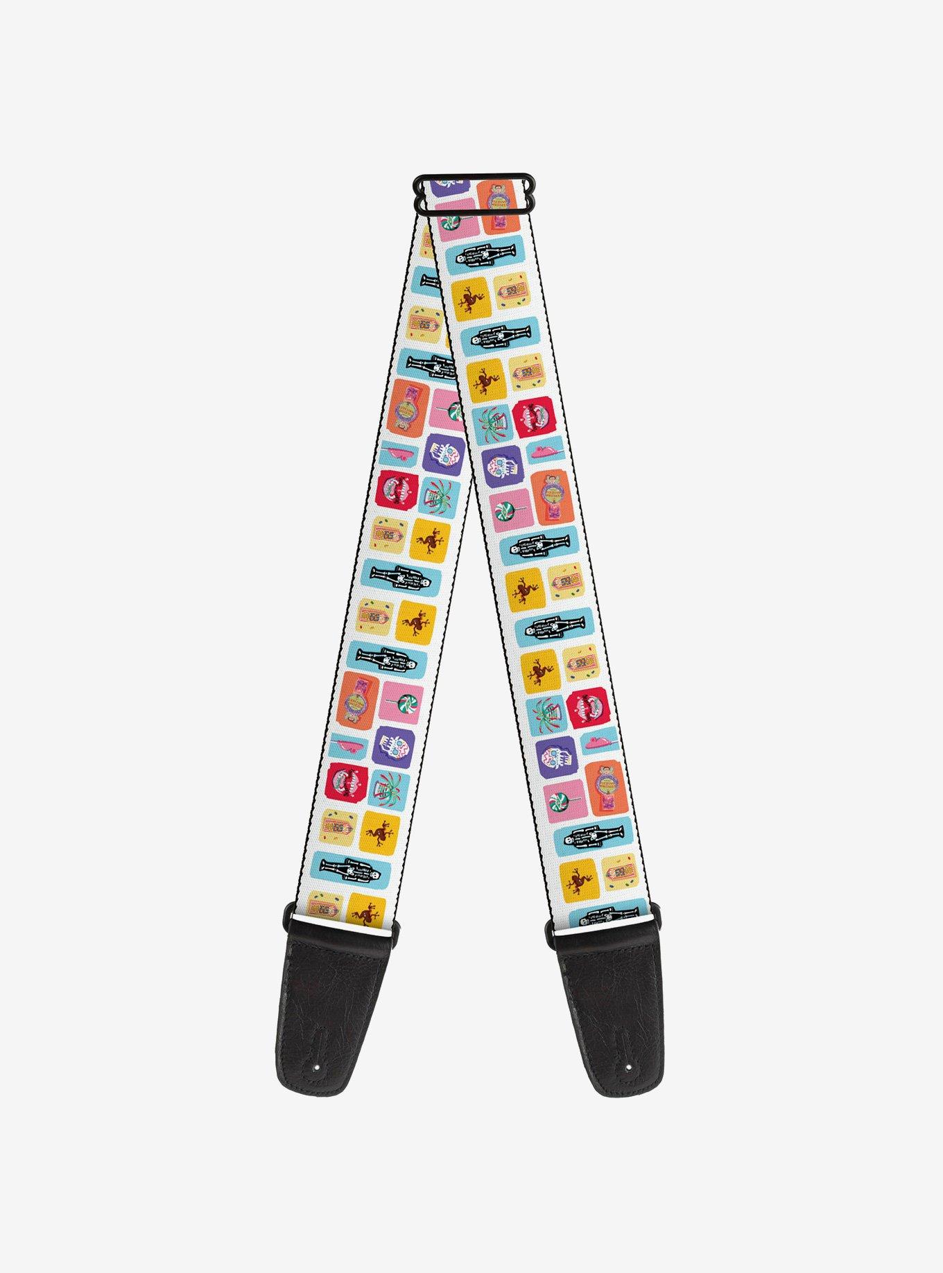 Harry Potter Honeydukes Icons Collage Multi Guitar Strap, , hi-res