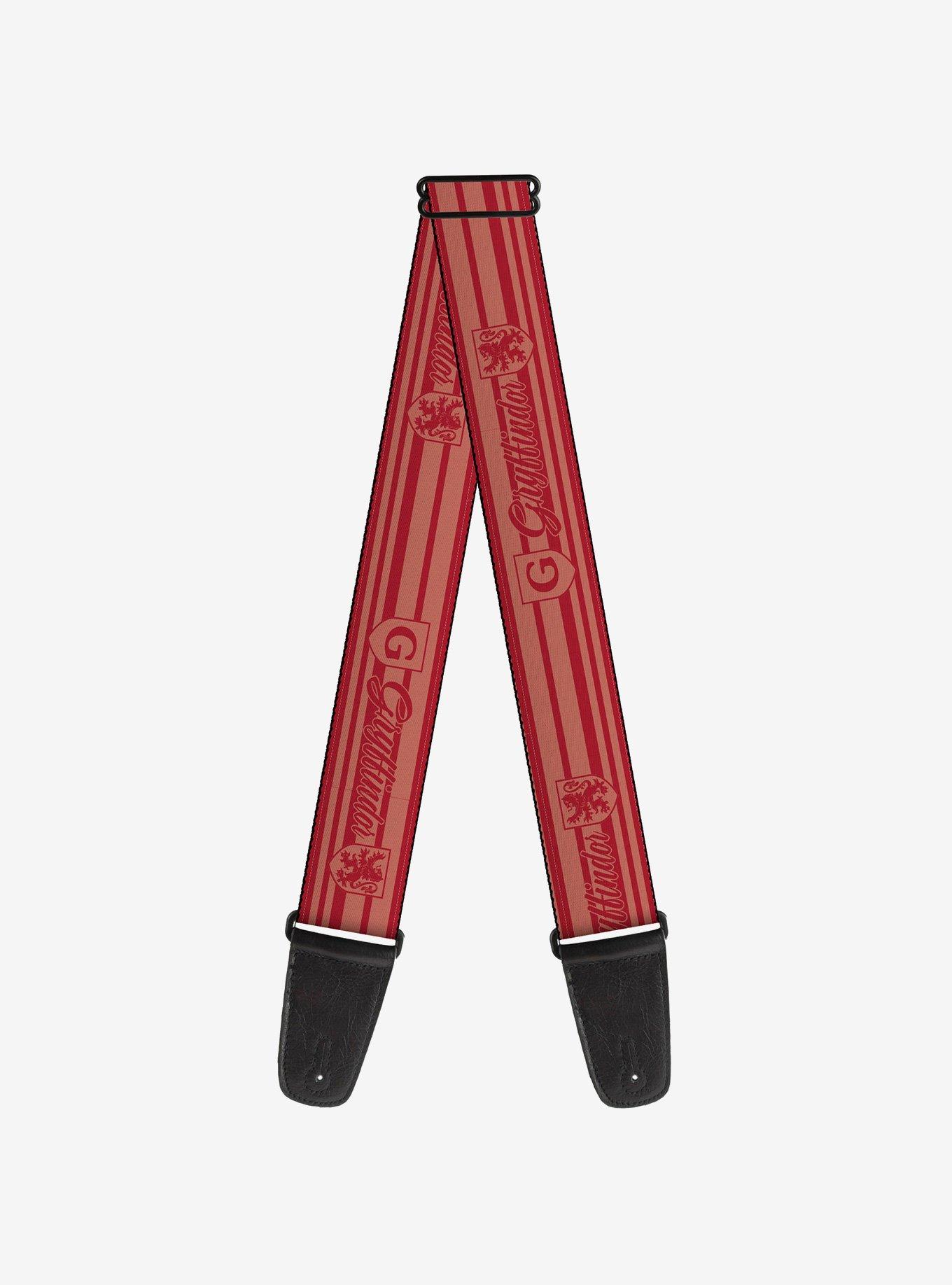 Harry Potter Gryffindor House Champion Icons Stripe Guitar Strap, , hi-res