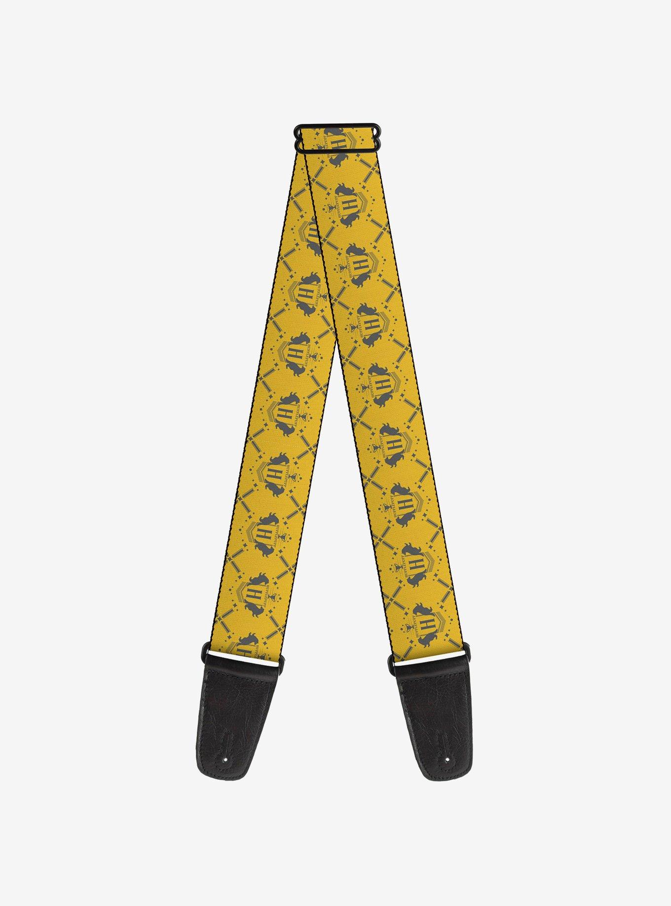 Harry Potter Hufflepuff House Pride Banner Guitar Strap, , hi-res
