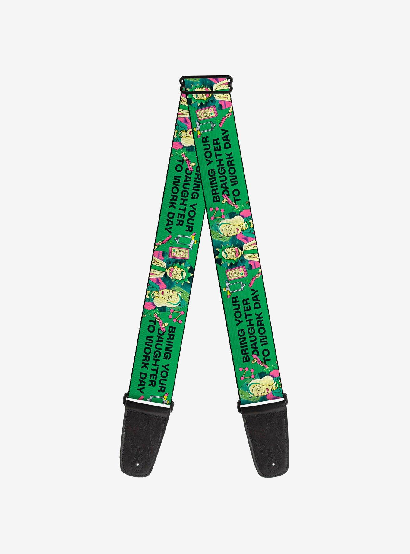 Rick and Morty Rick with Beth Bring Your Daughter to Work Day Pose Guitar Strap, , hi-res