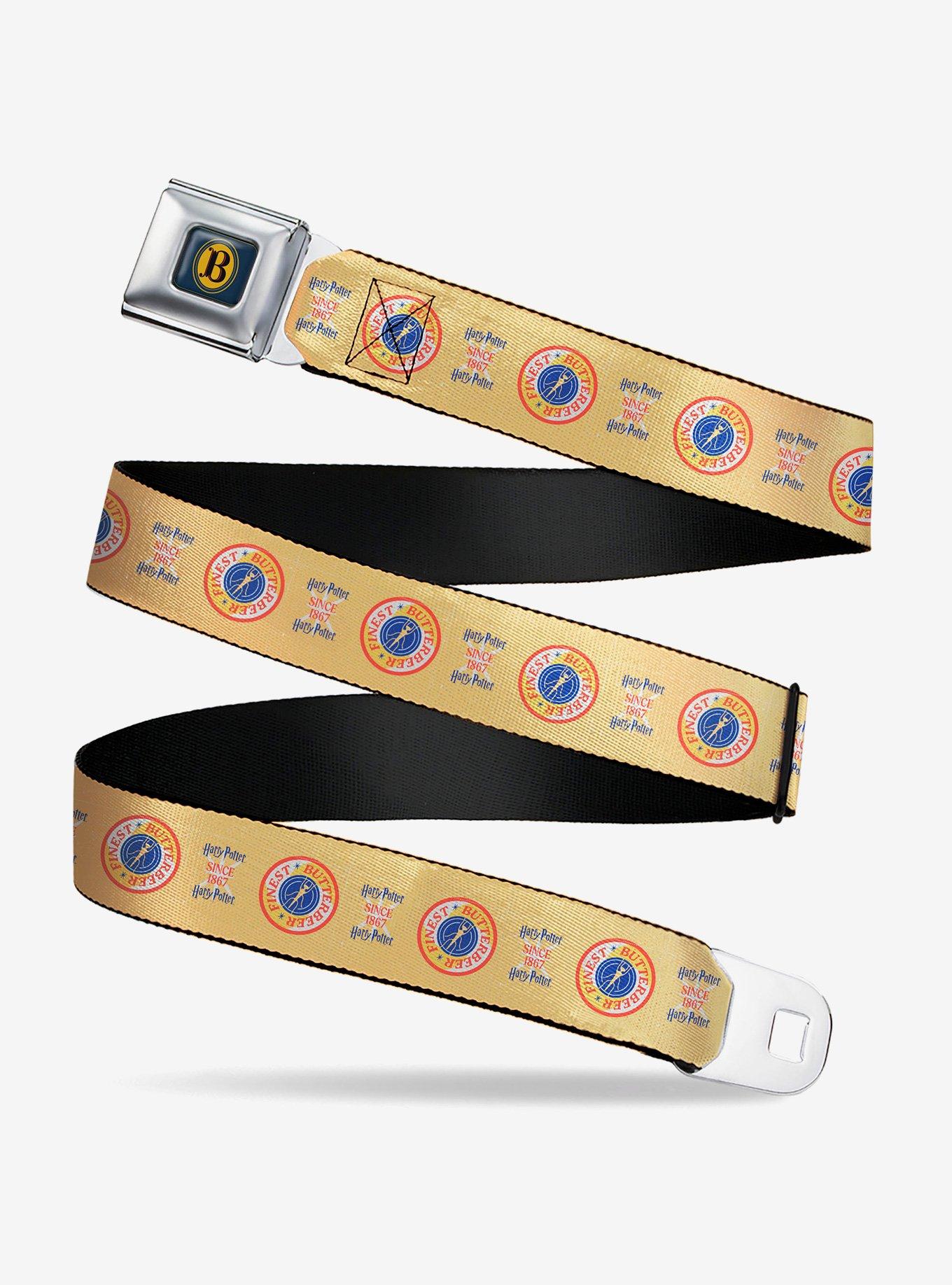Harry Potter Since 1867 Finest Butterbeer Seatbelt Buckle Belt, , hi-res