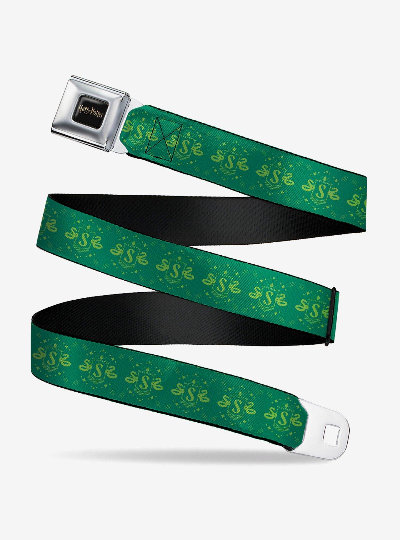 Harry Potter Slytherin House Pride Banner Seatbelt Buckle Belt, , hi-res