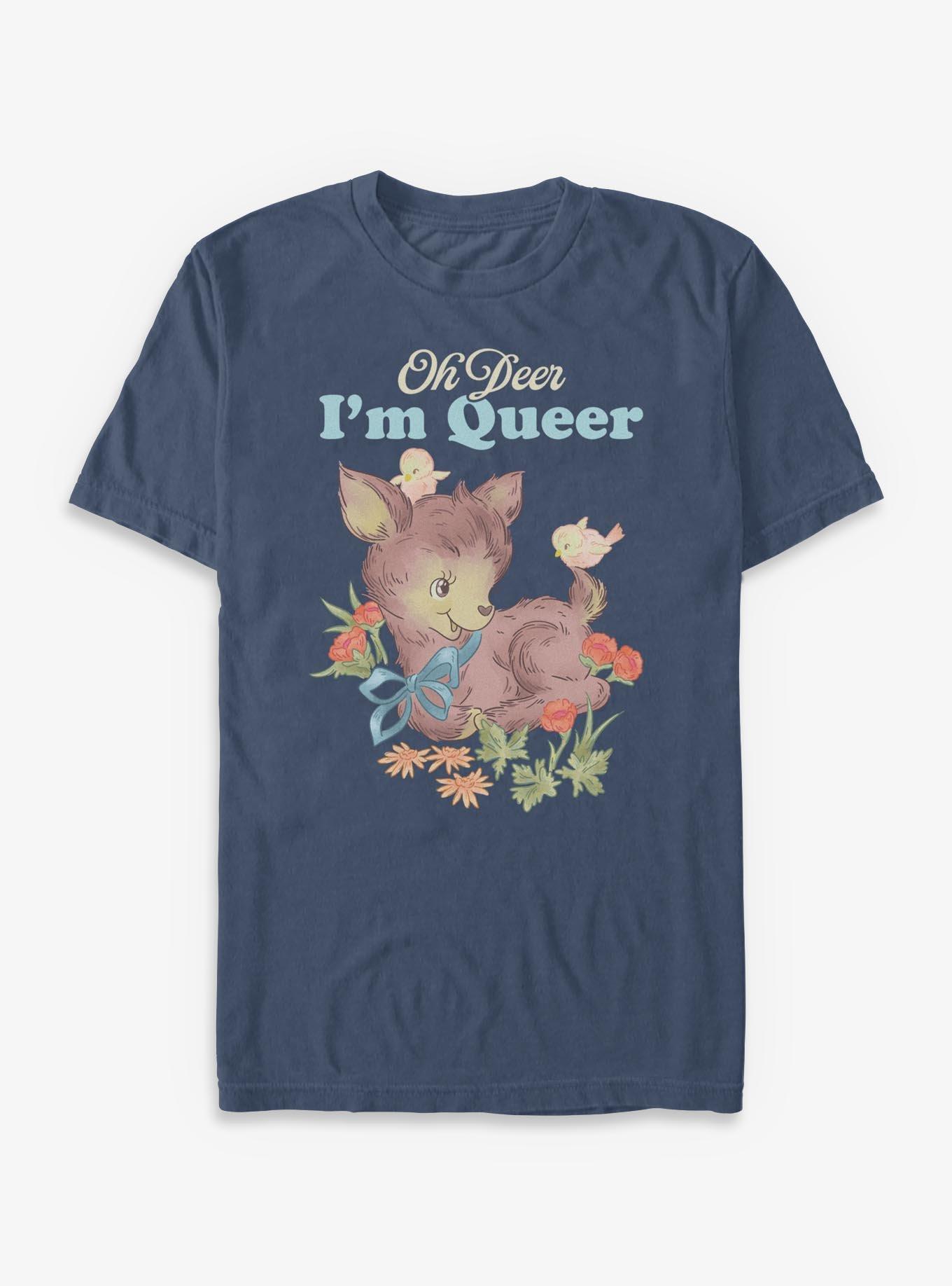 Queer Deer Garment Dye T-Shirt BoxLunch Exclusive, , hi-res