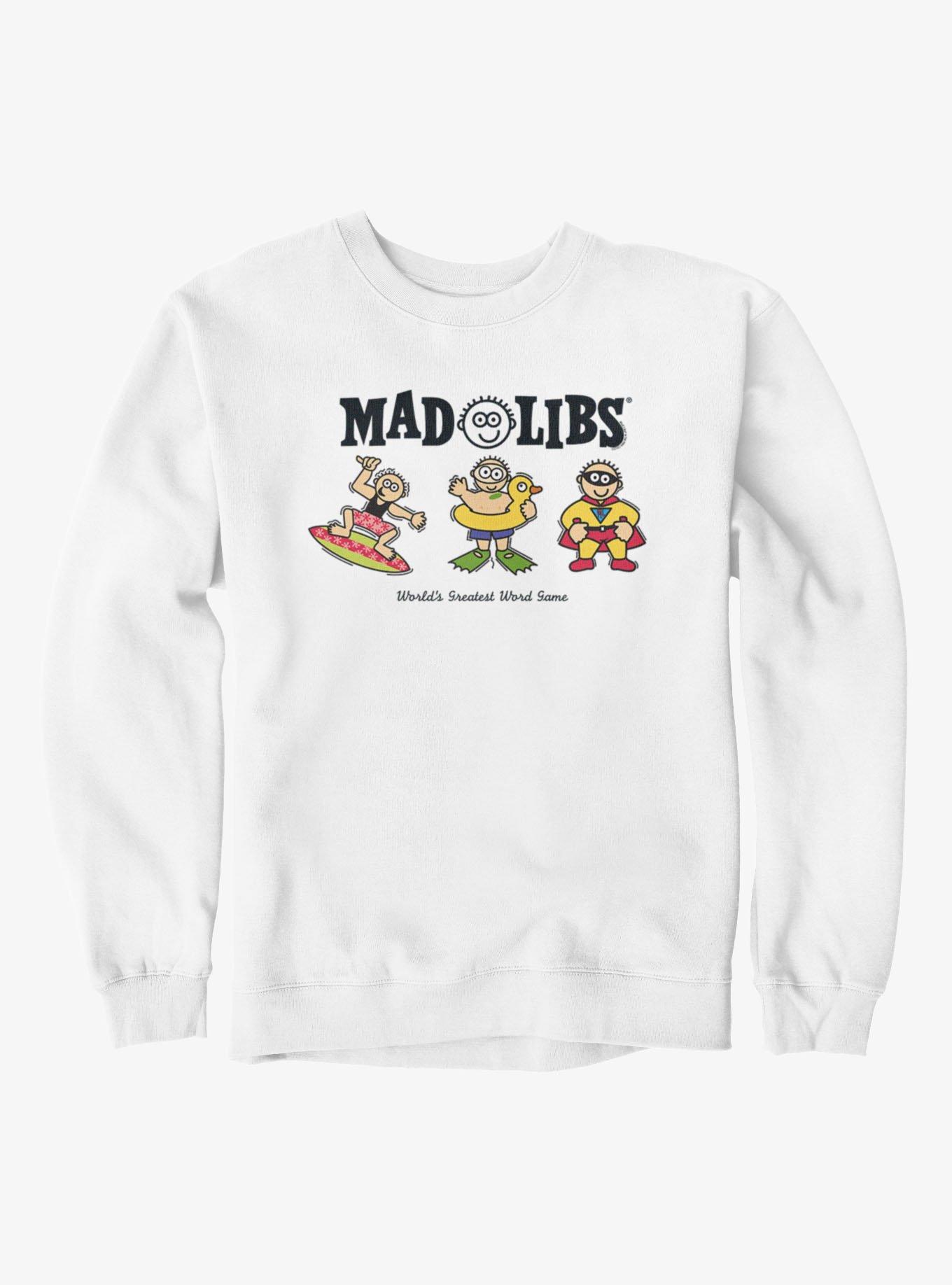 Mad Libs Greatest Summer Vibes Game Sweatshirt, , hi-res