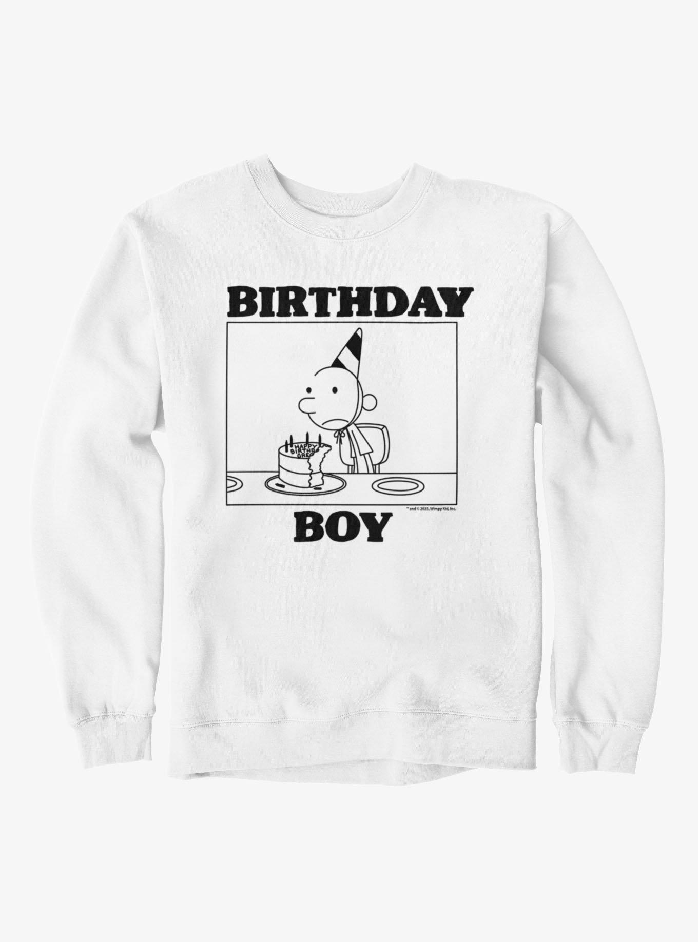Diary of a Wimpy Kid Birthday Boy Sad Greg Cake Sweatshirt, , hi-res