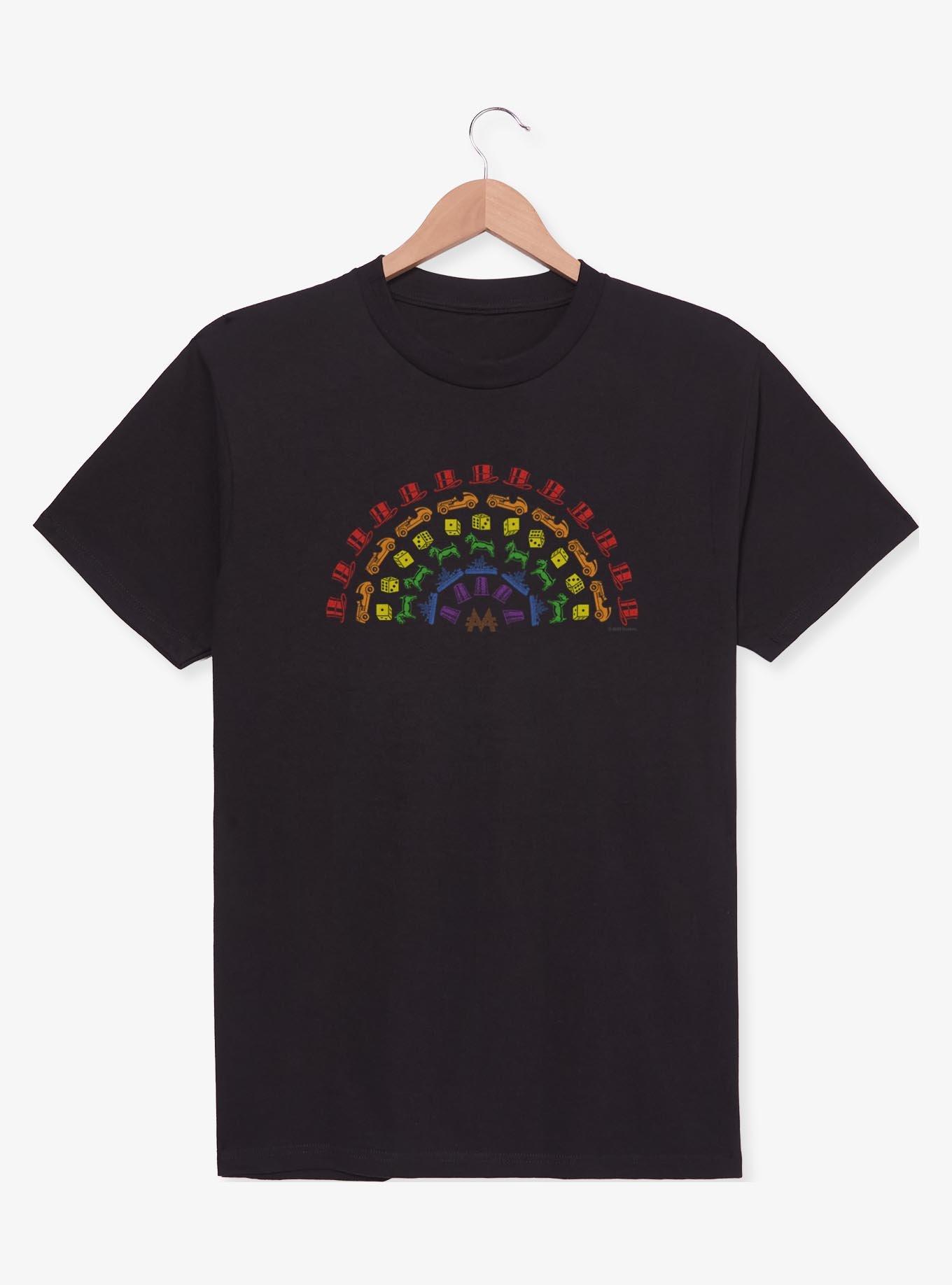 Monopoly Colorful Rainbow Game Icons T-Shirt, , hi-res