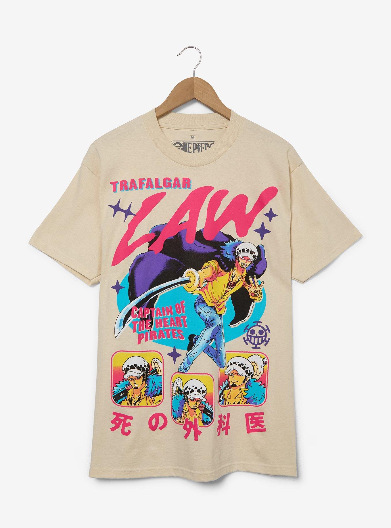 One Piece Trafalgar Law Multi-Portrait T-Shirt - BoxLunch Exclusive