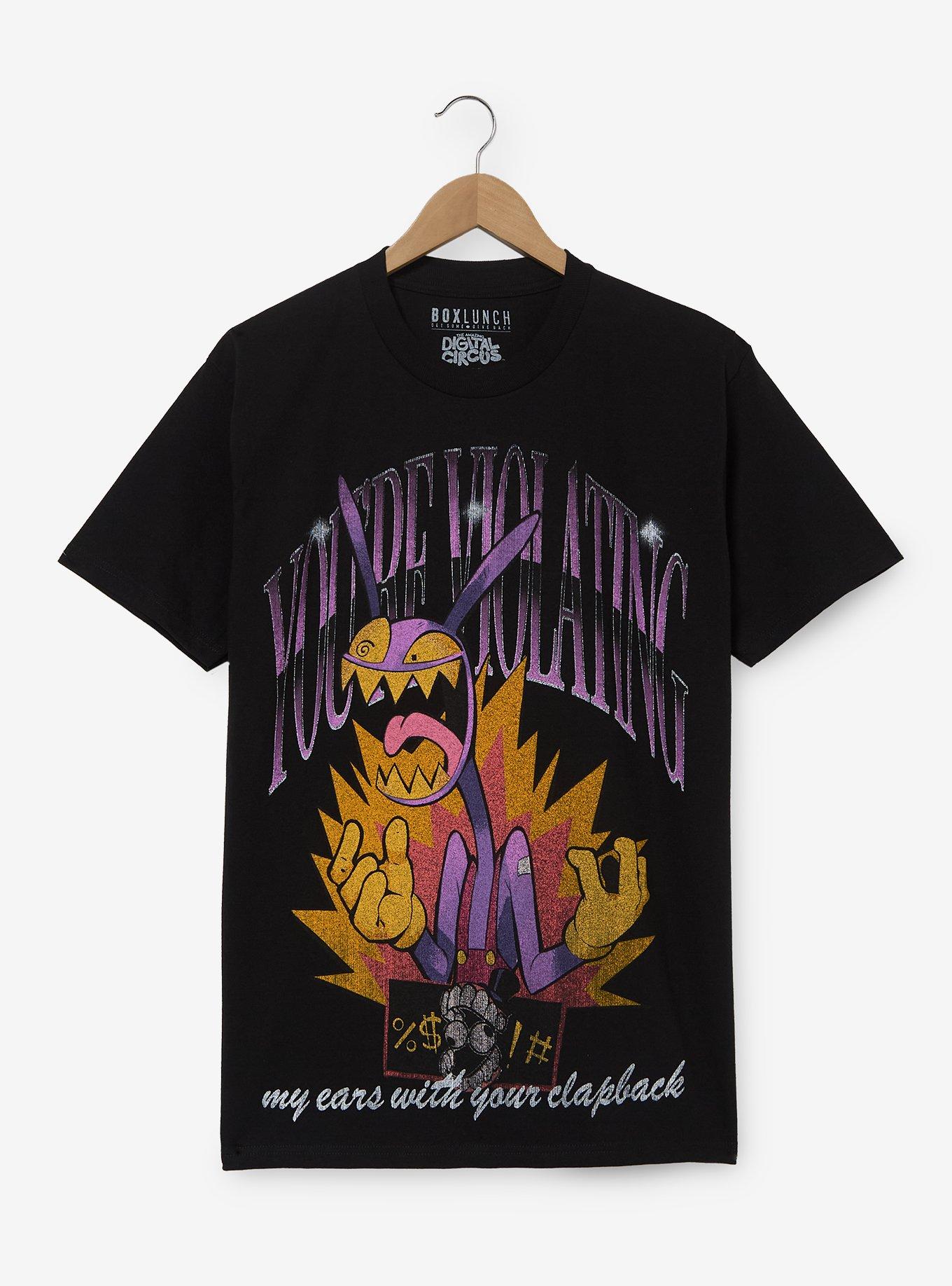 The Amazing Digital Circus Jax You're Violating My Ears T-Shirt - BoxLunch Exclusive