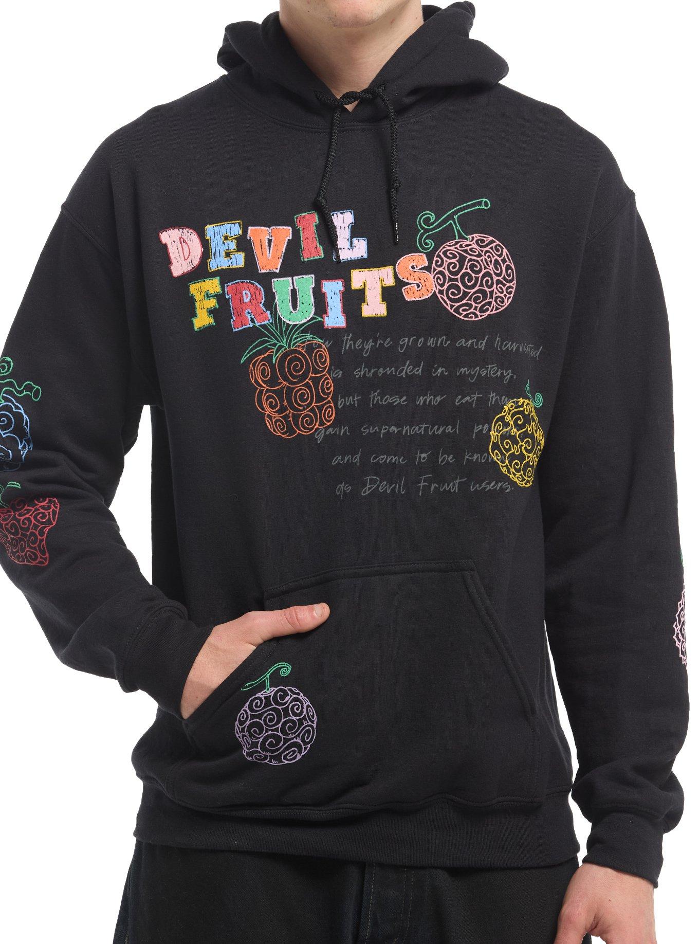 One Piece Devil Fruits Sketch Hoodie