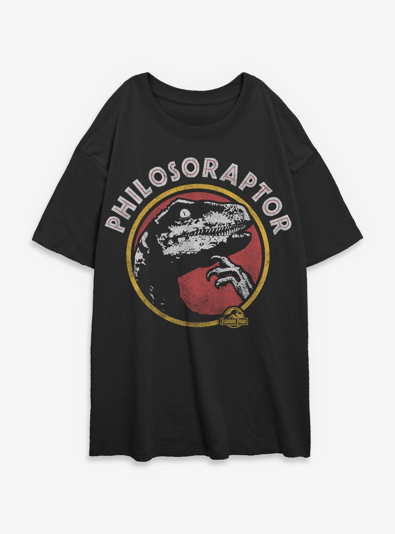 Jurassic Park Philoso Raptor Womens Oversized T-Shirt, , hi-res