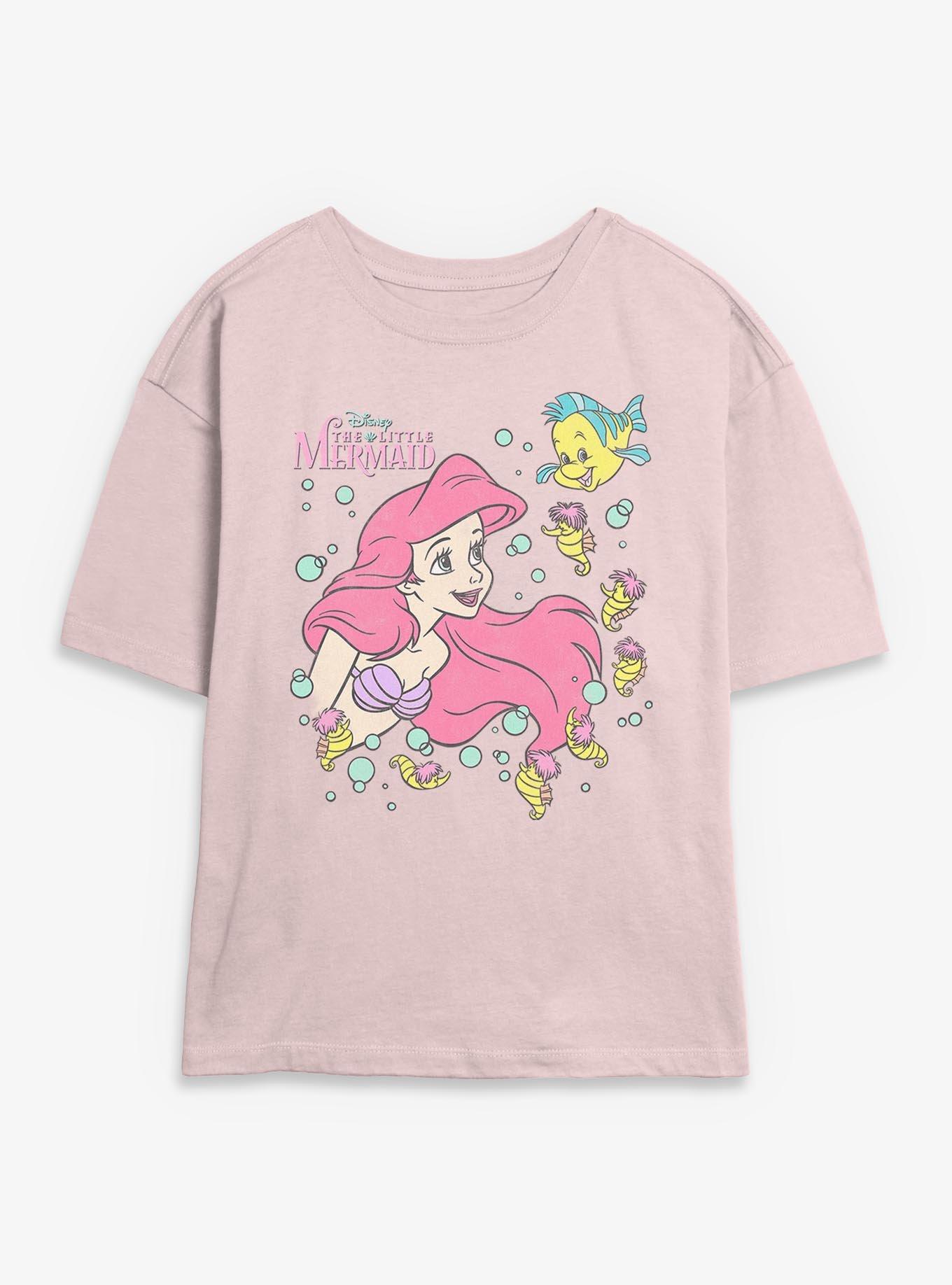 Disney The Little Mermaid Ariel N Friends Womens Skimmer Tee
