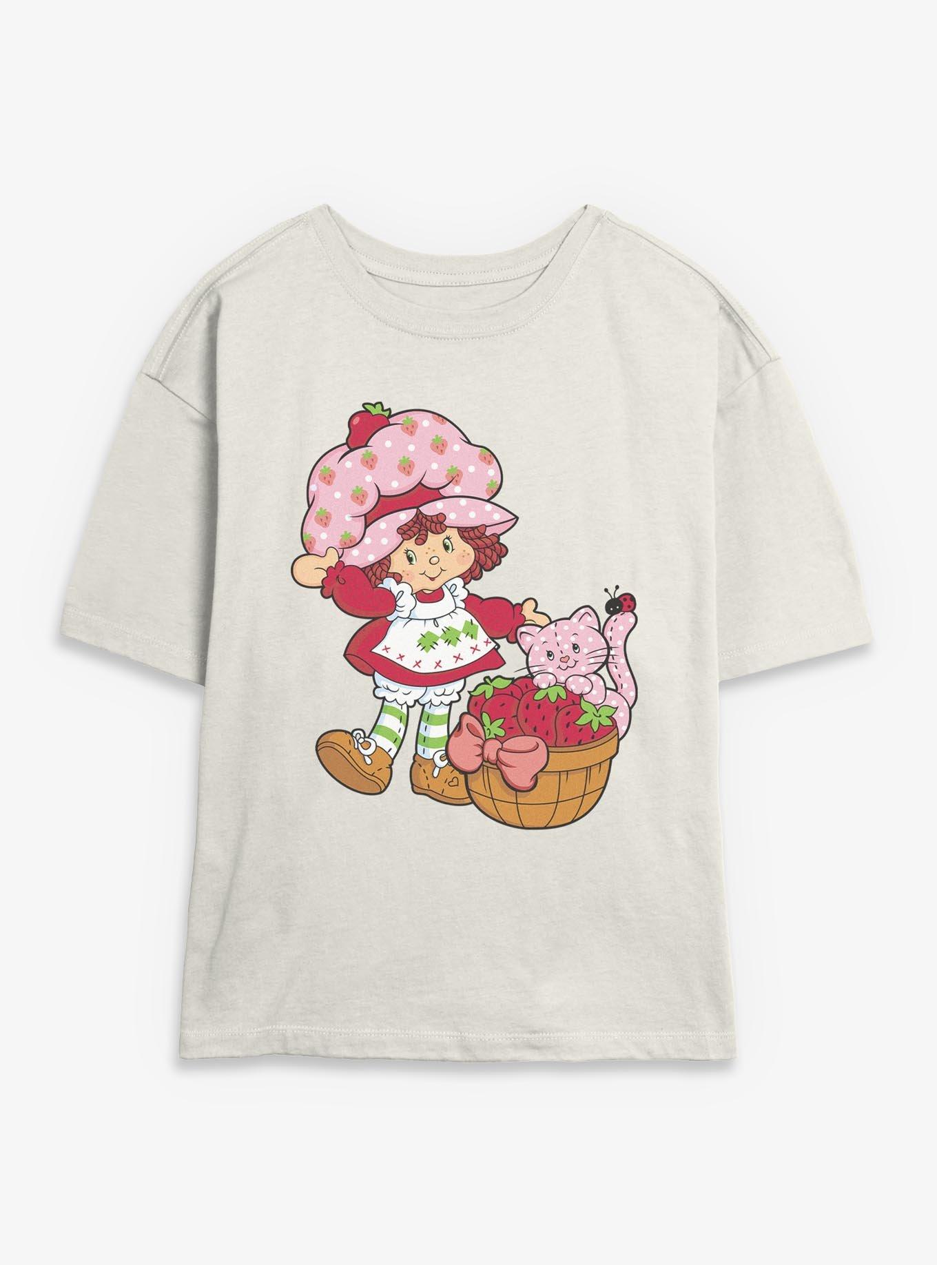 Strawberry Shortcake Custard Basket Womens Skimmer Tee, , hi-res