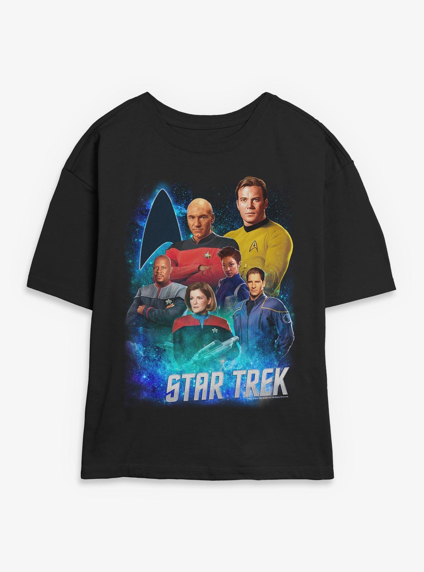 Star Trek Legendary Captains Womens Skimmer Tee, , hi-res