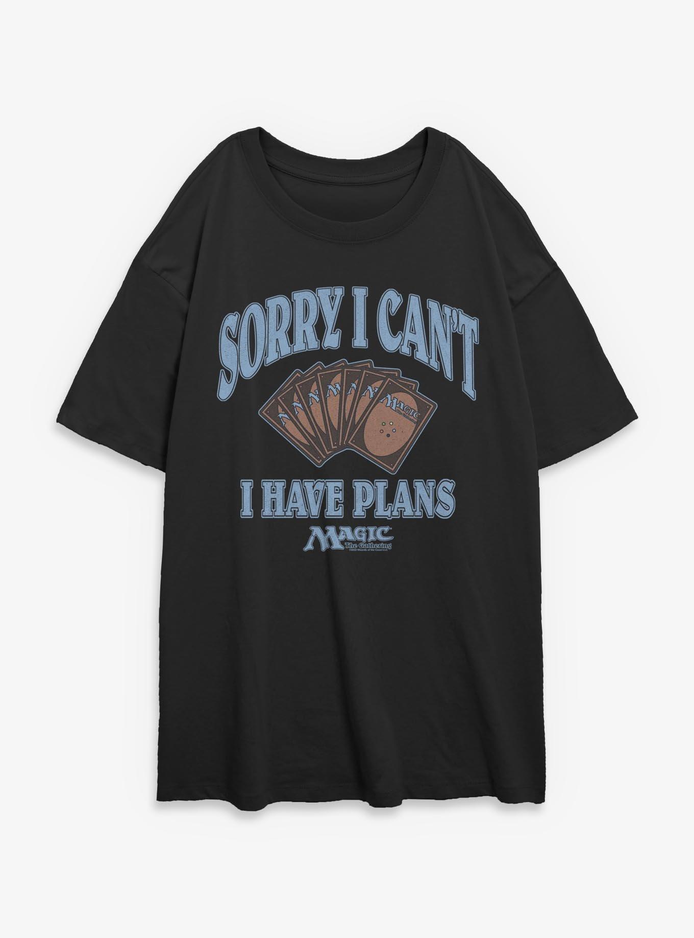 Magic The Gathering I've Got Plans Womens Oversized T-Shirt, , hi-res