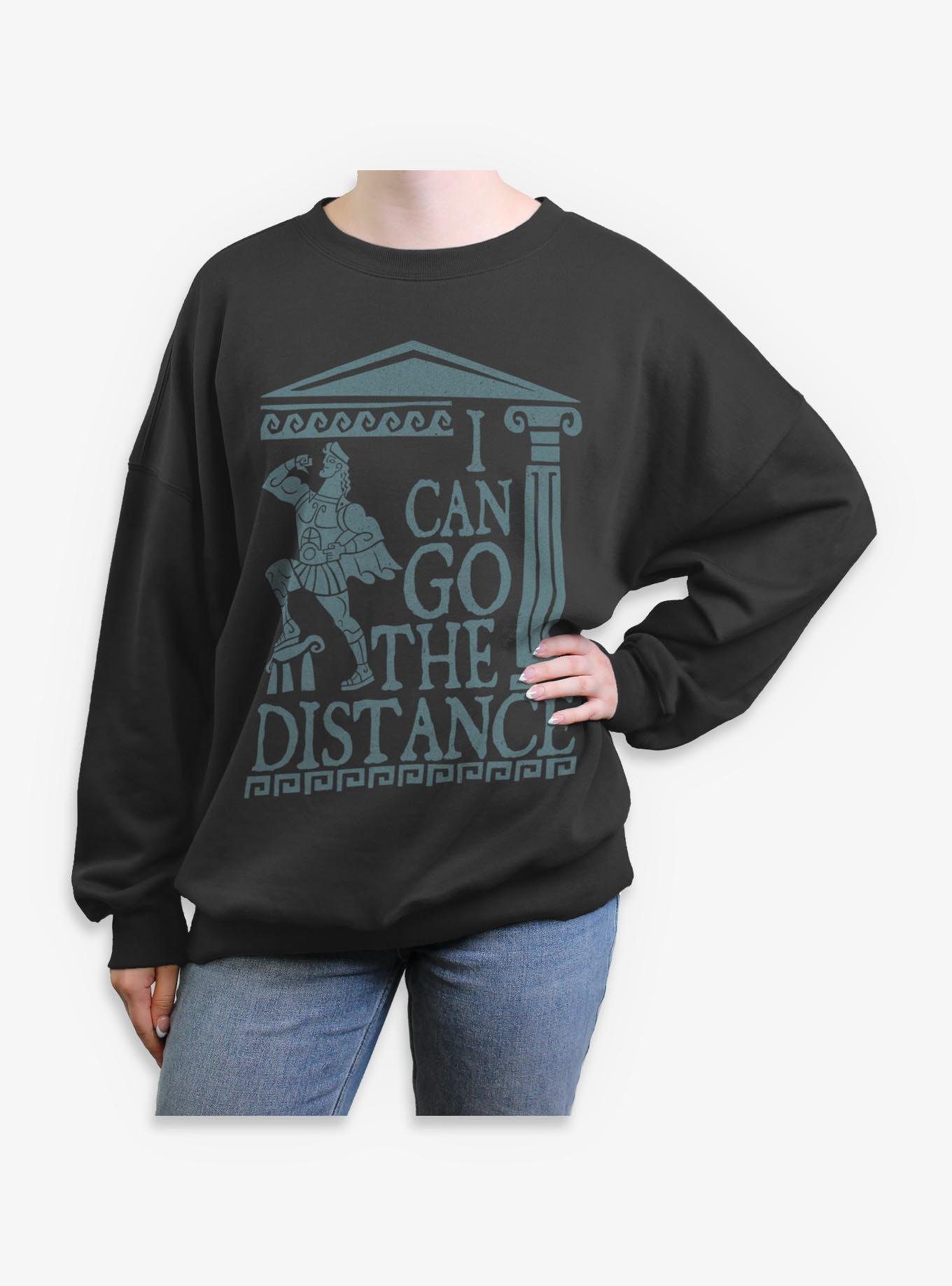 Disney Hercules Distance Gains Womens Oversized Sweatshirt, , hi-res