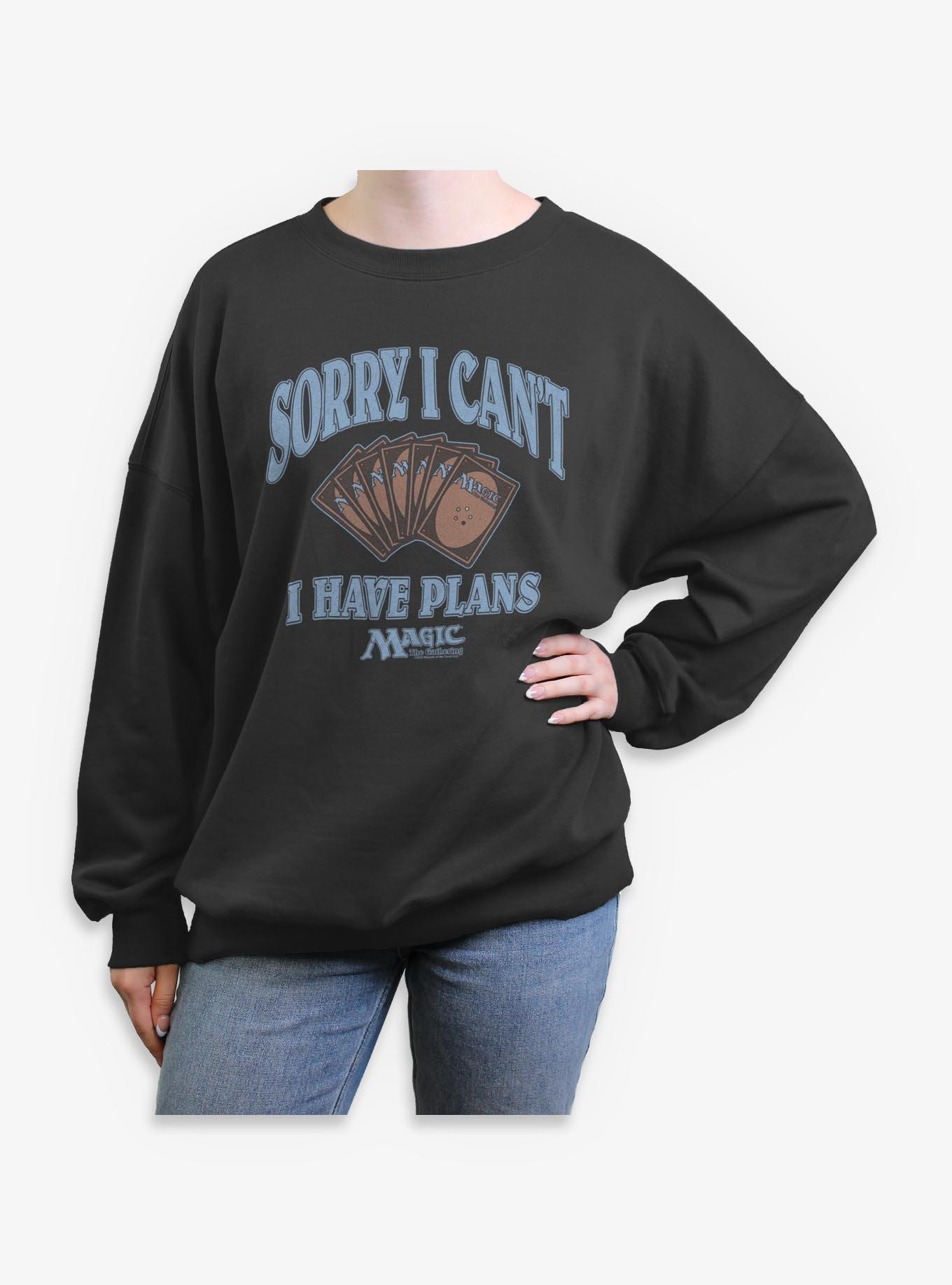 Magic The Gathering I've Got Plans Womens Oversized Sweatshirt, , hi-res