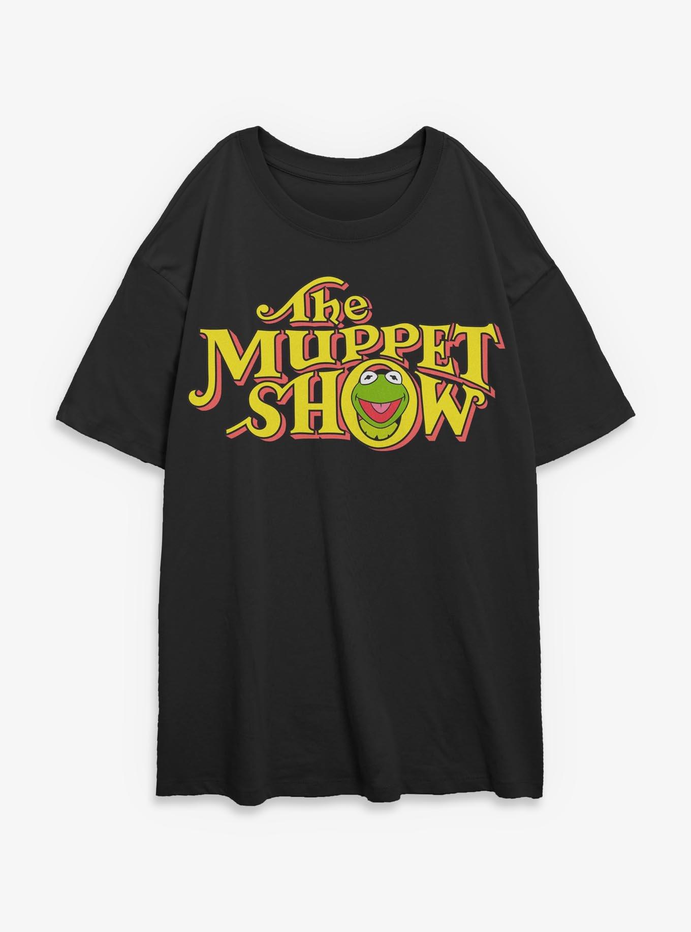 Disney The Muppet Show Simple Logo Womens Oversized T-Shirt, , hi-res