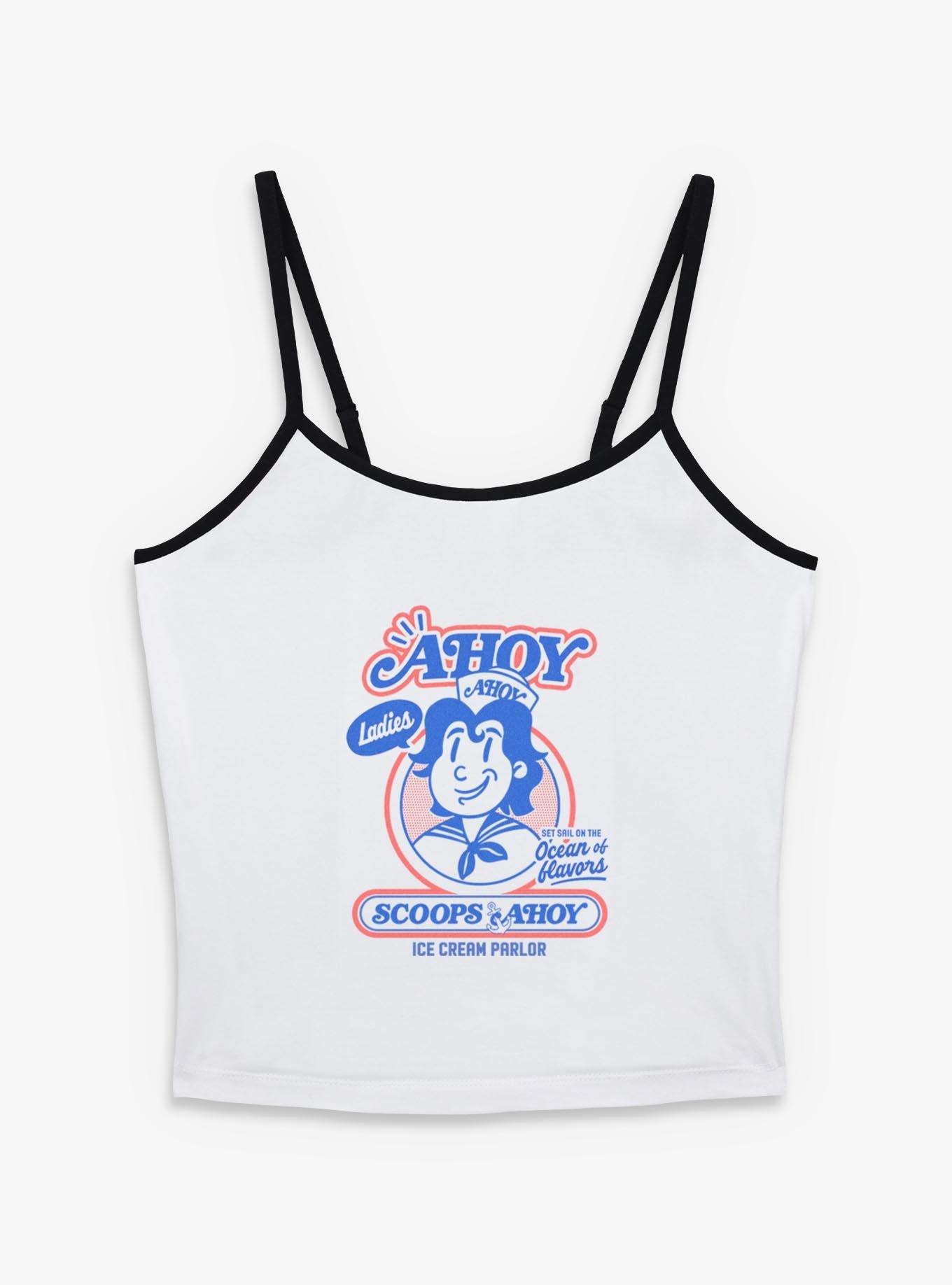 Stranger Things Retro Ahoy Badge Womens Cami, , hi-res