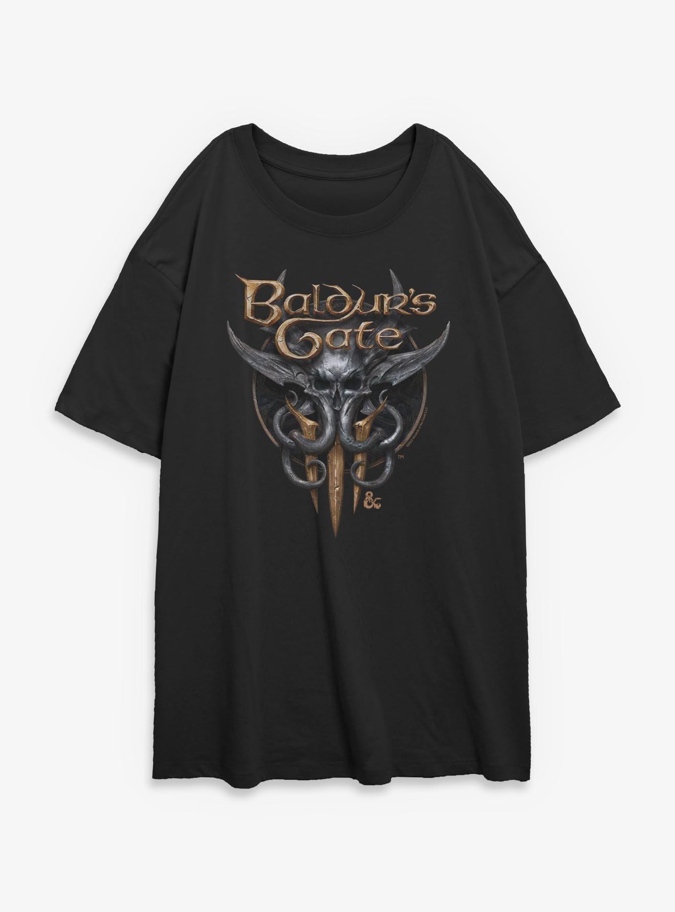Dungeons & Dragons Logo Womens Oversized T-Shirt, , hi-res