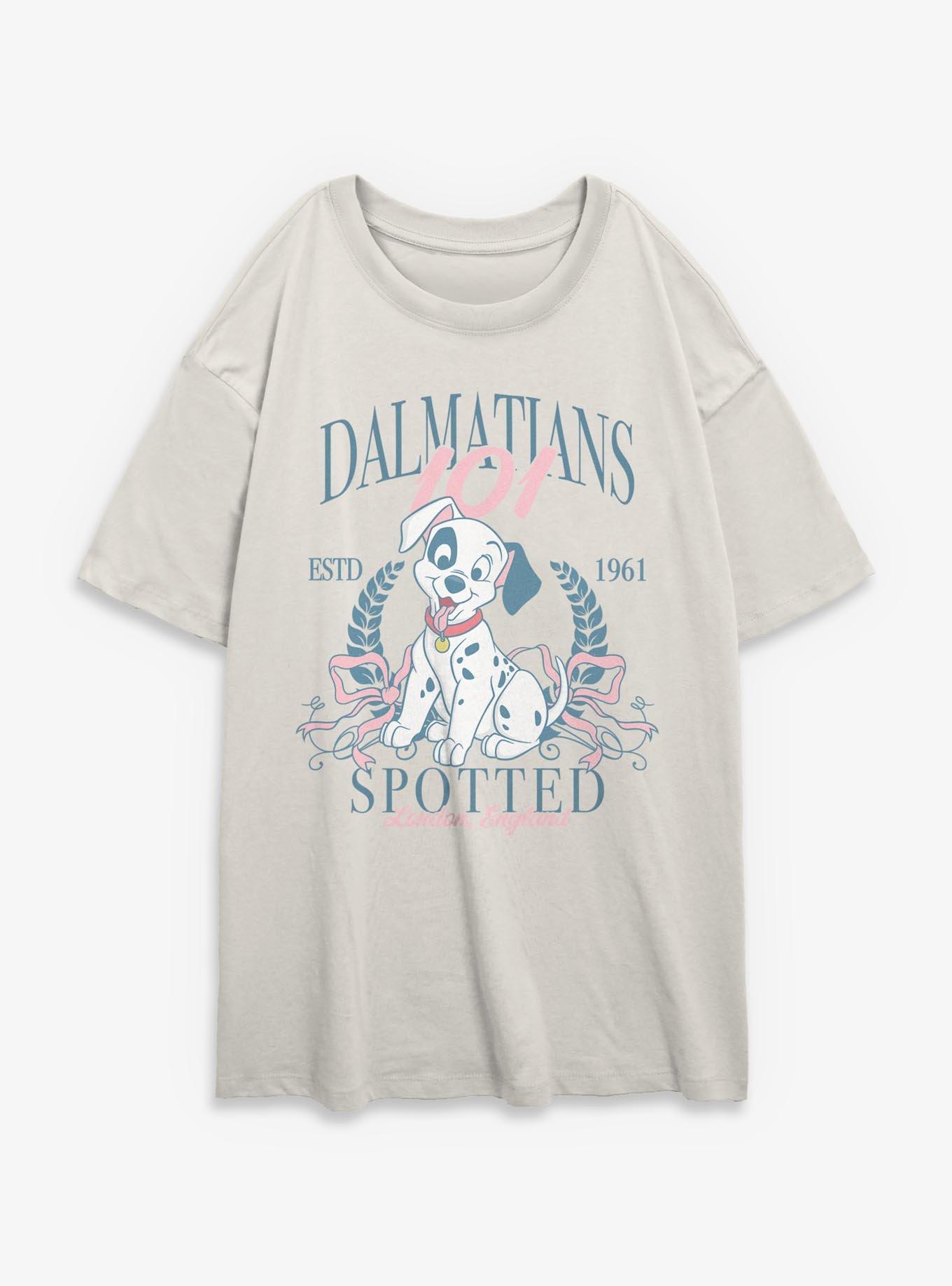 Disney 101 Dalmatians Puppy Prep Womens Oversized T-Shirt, , hi-res