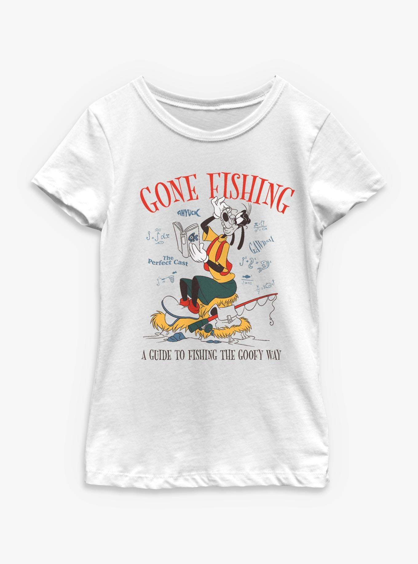 Disney Goofy  Gone Fishing Youth Girls T-Shirt, , hi-res
