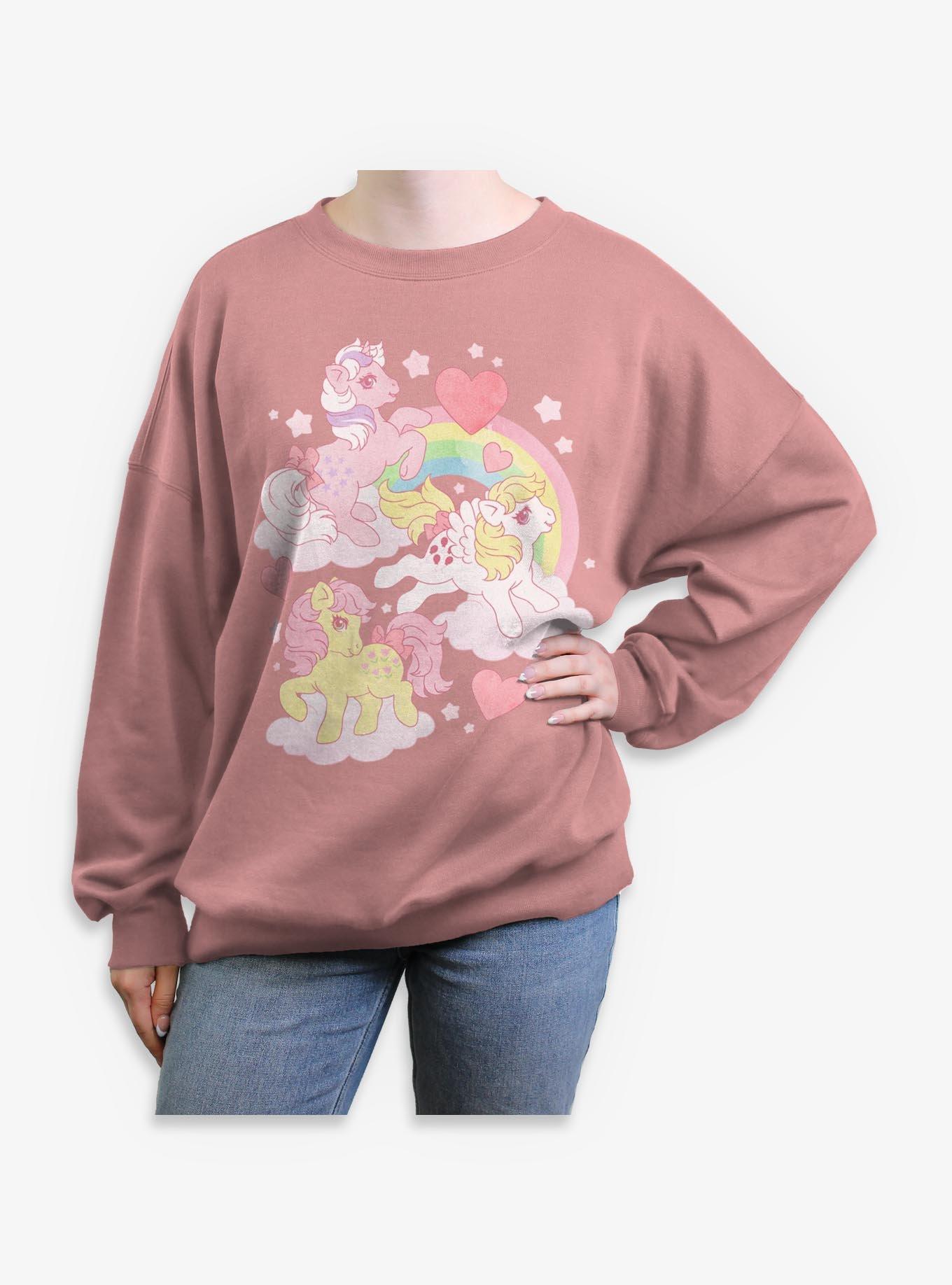 My Little Pony Pony Luv Womens Oversized Sweatshirt, , hi-res