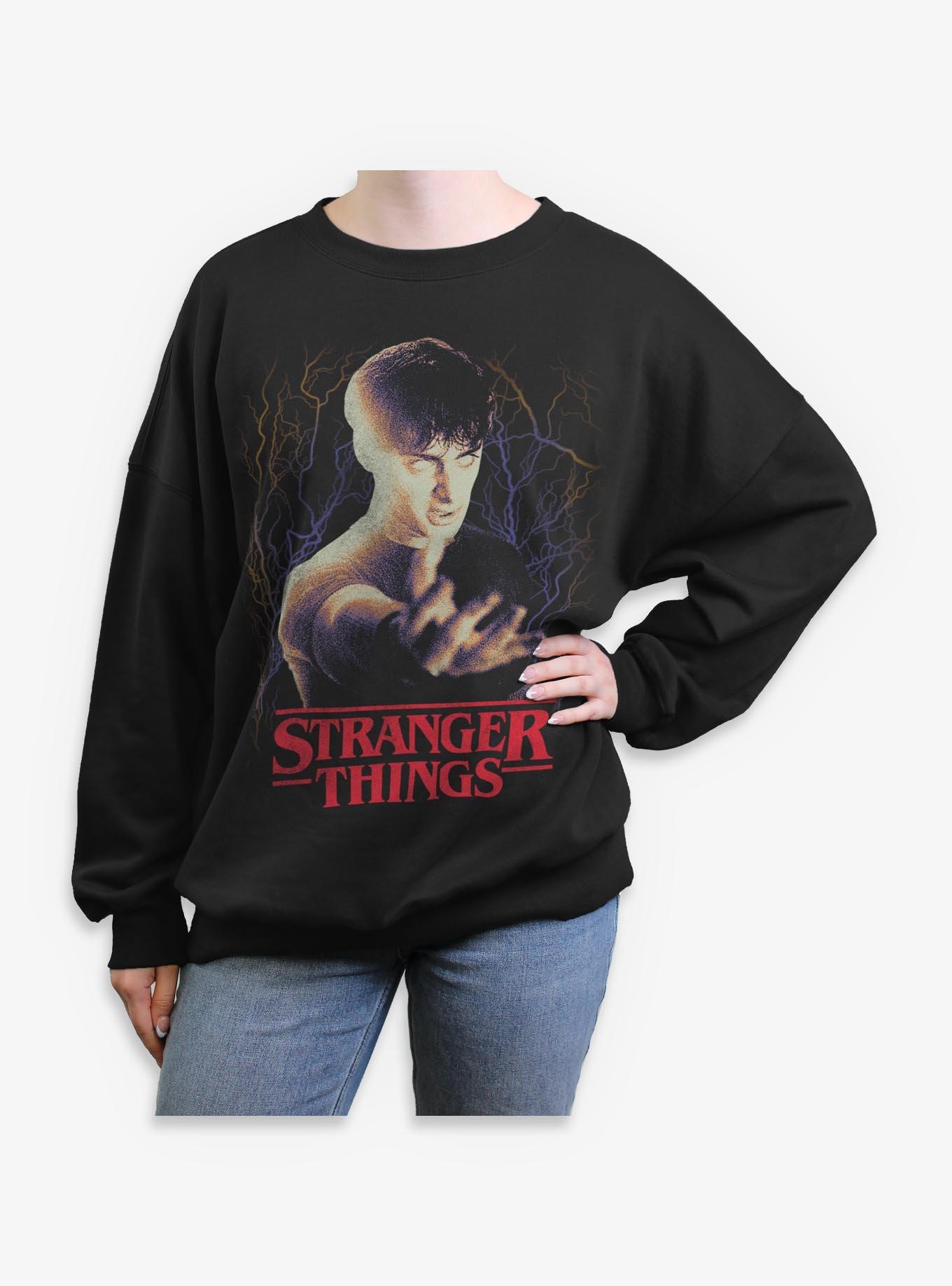 Stranger Things Will Epic Powers Womens Oversized Sweatshirt, , hi-res