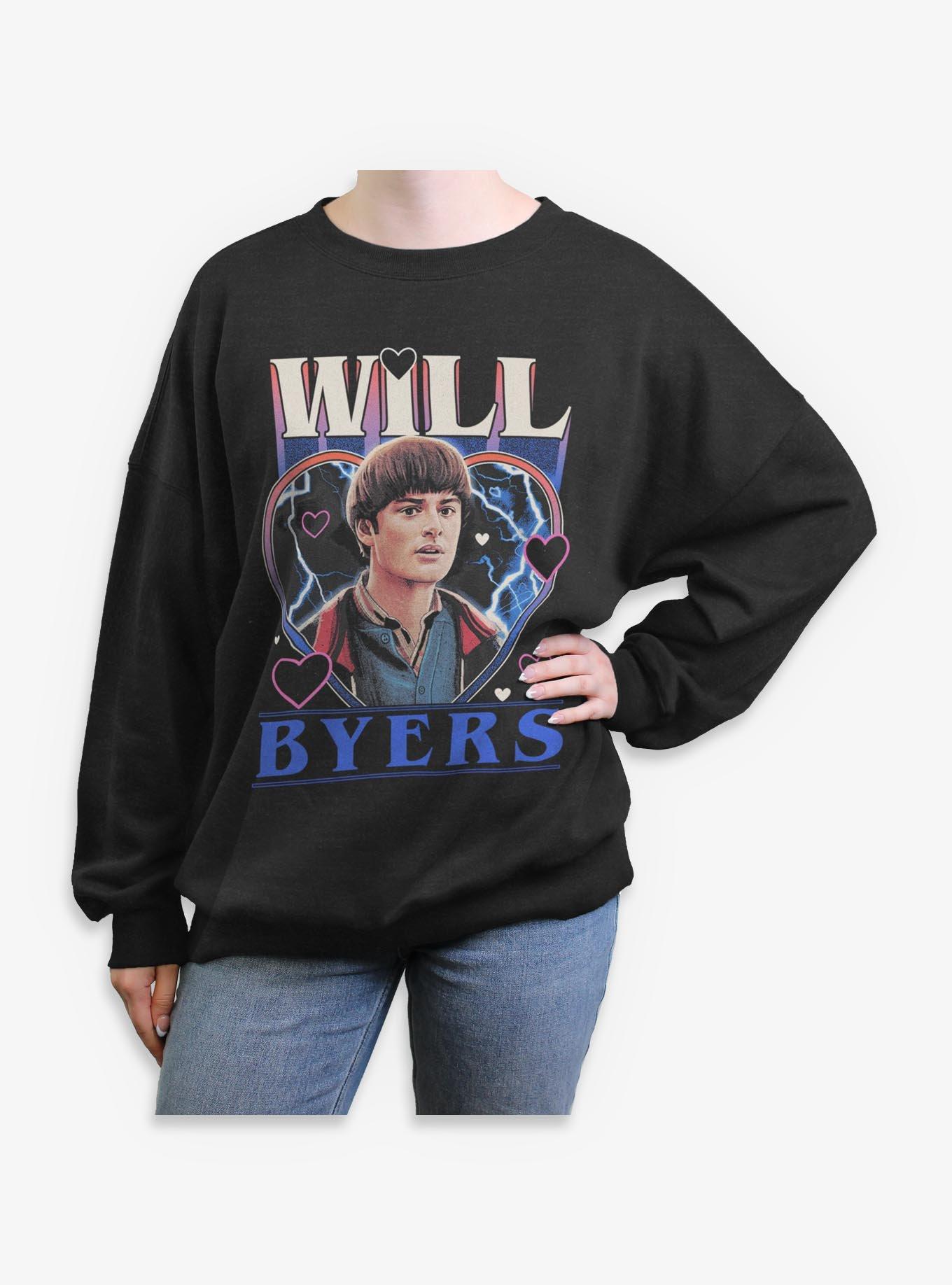 Stranger Things Willy Foreally Womens Oversized Sweatshirt, , hi-res