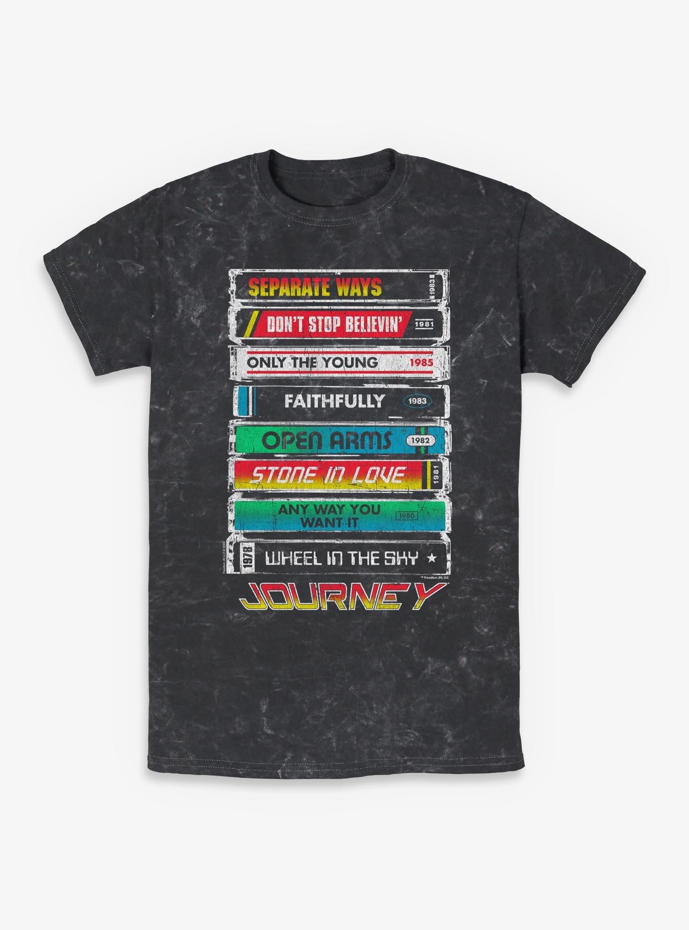 Journey Tape Deck Hits Mineral Wash T-Shirt, , hi-res