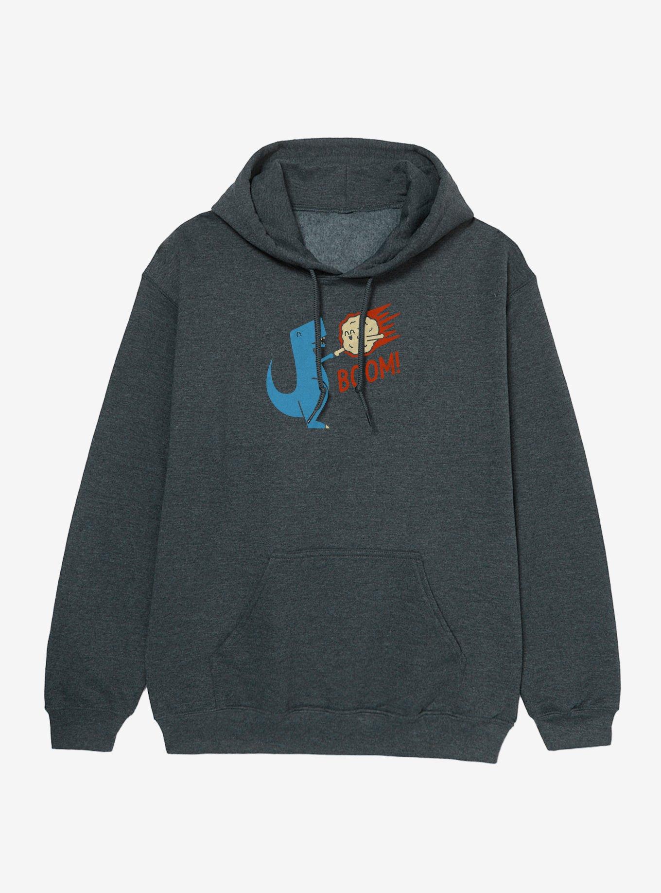 Boom Fist Bump Dinosaur Meteorite Hoodie, , hi-res