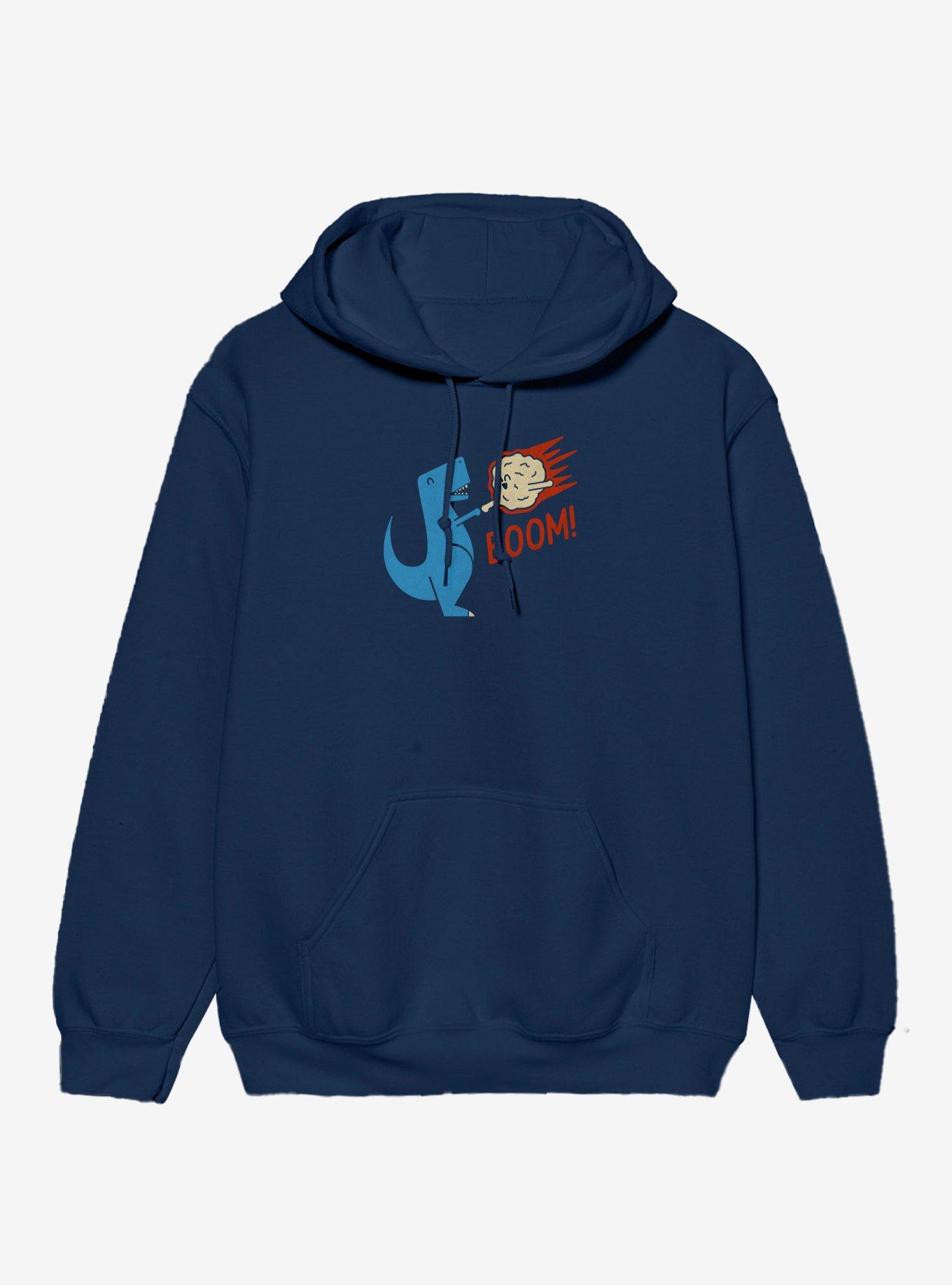 Boom Fist Bump Dinosaur Meteorite Hoodie, , hi-res