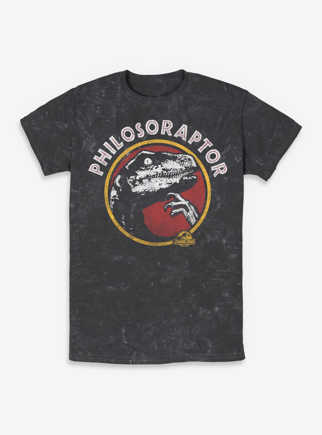 Jurassic Park Philoso Raptor Mineral Wash T-Shirt, , hi-res