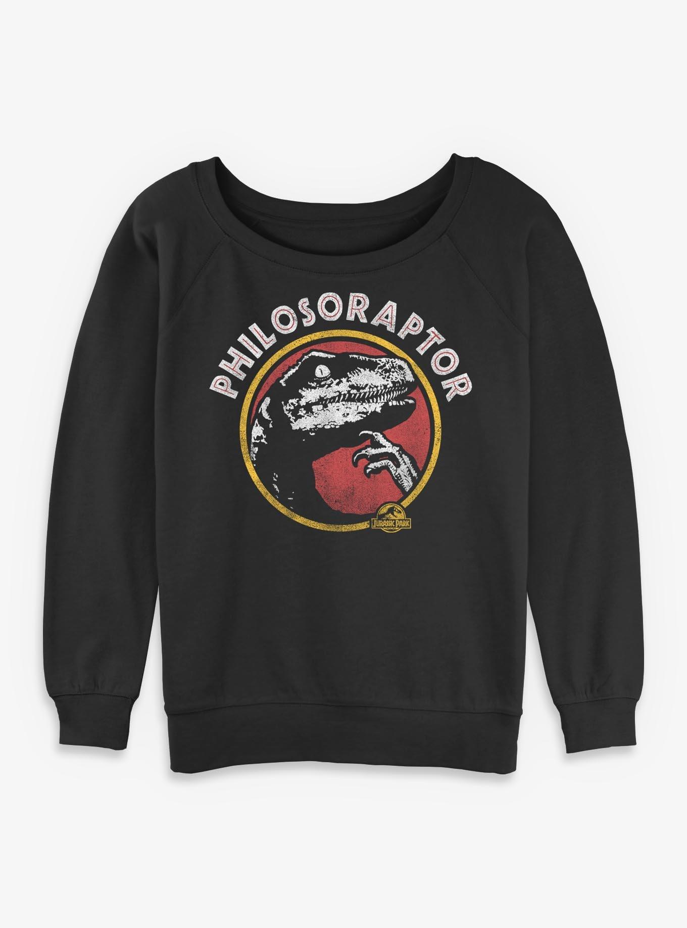 Jurassic Park Philoso Raptor Womens Slouchy Sweatshirt, , hi-res