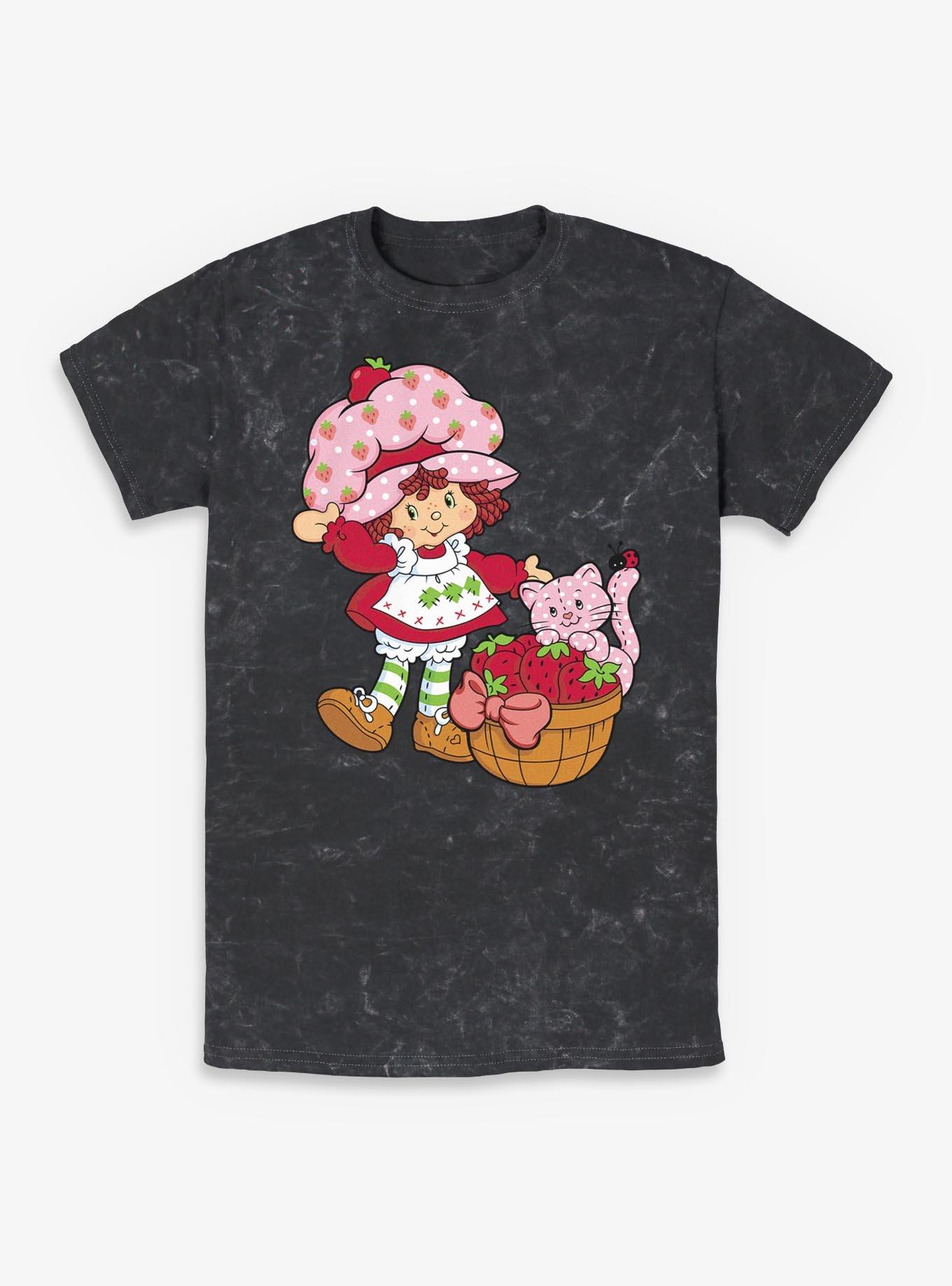 Strawberry Shortcake Custard Basket Mineral Wash T-Shirt