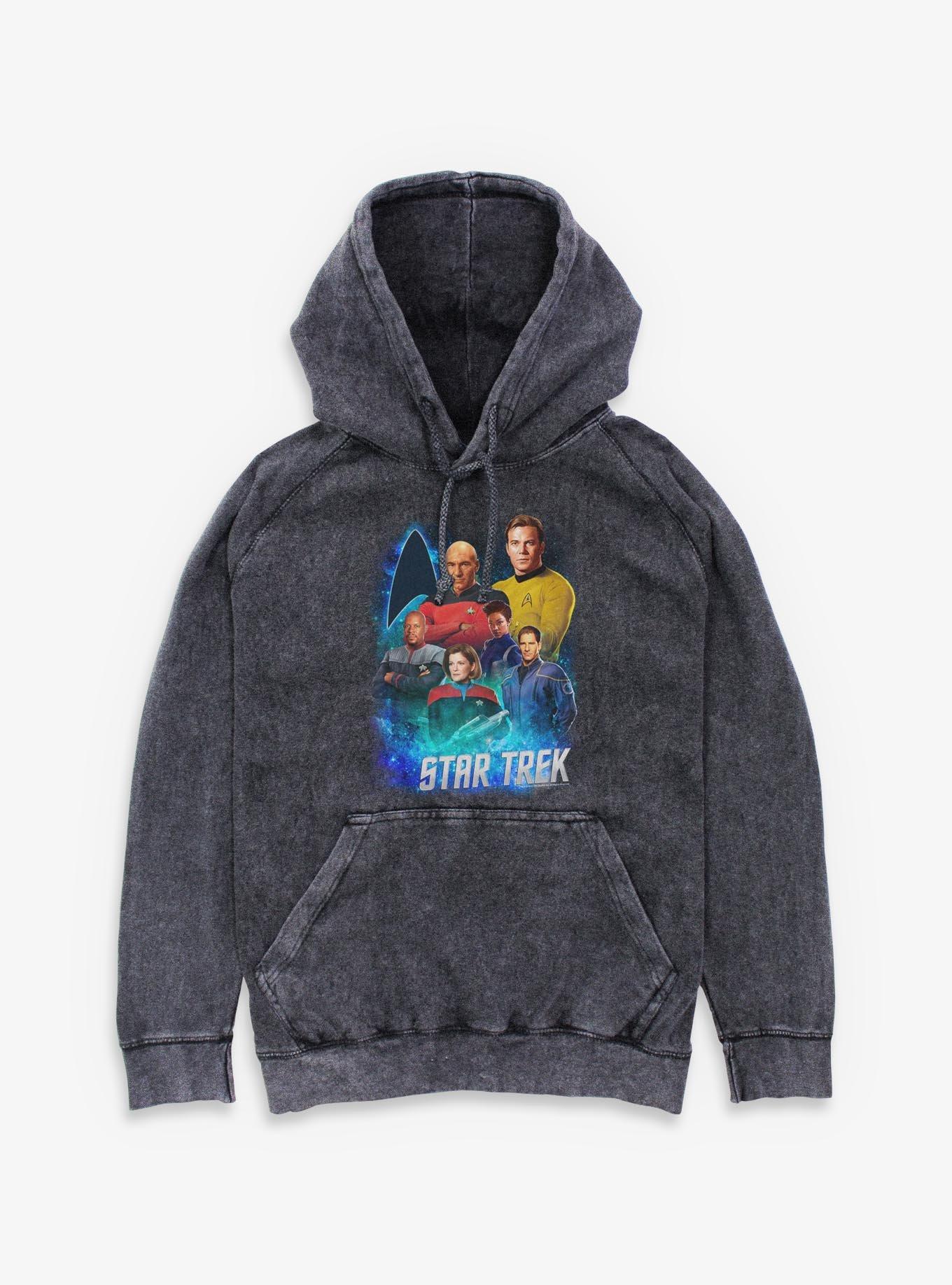 Star Trek Legendary Captains Mineral Wash Hoodie, , hi-res
