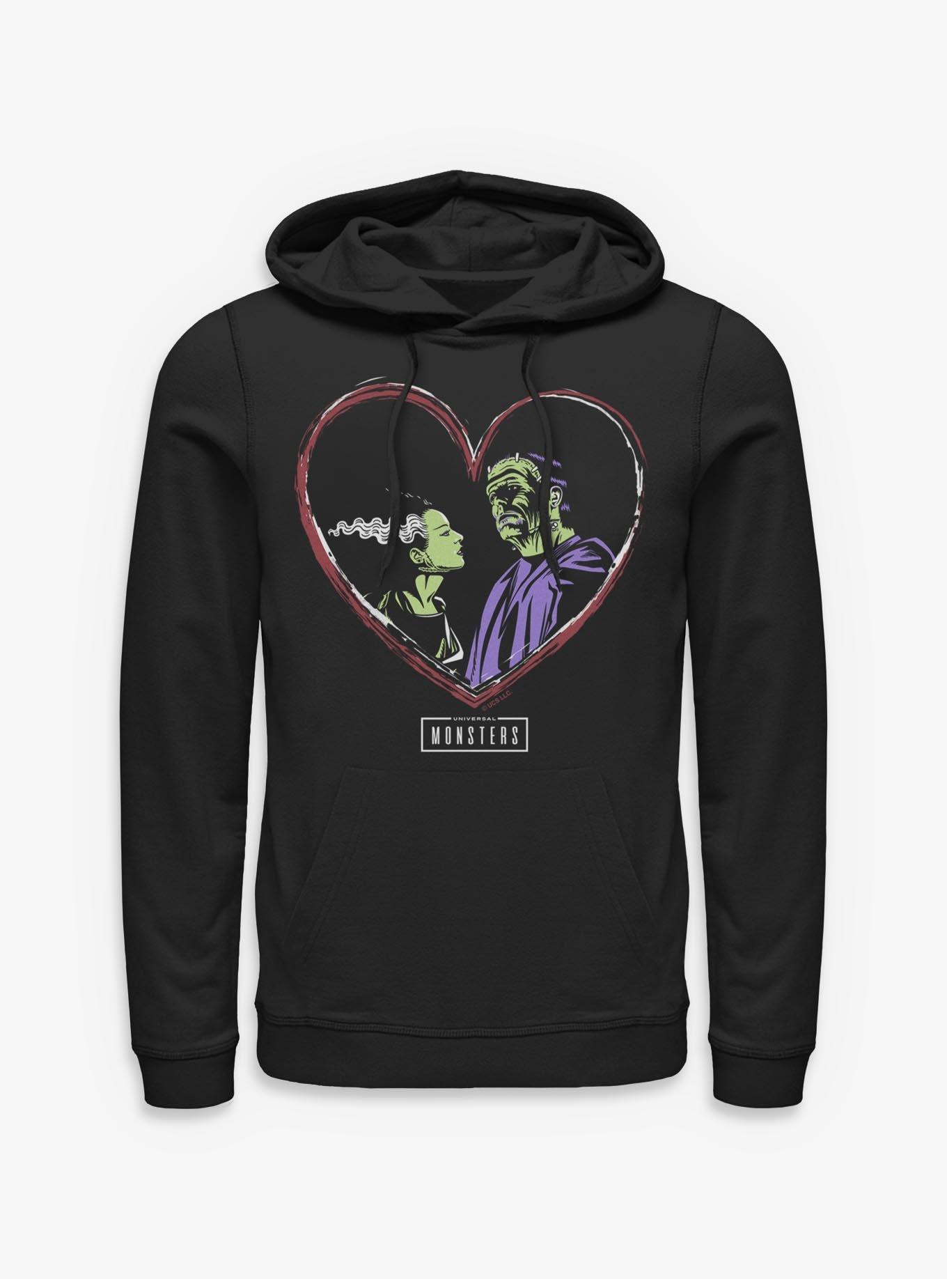 Universal Monsters Frankenstein & Bride Of Frankenstein Love Hoodie, , hi-res