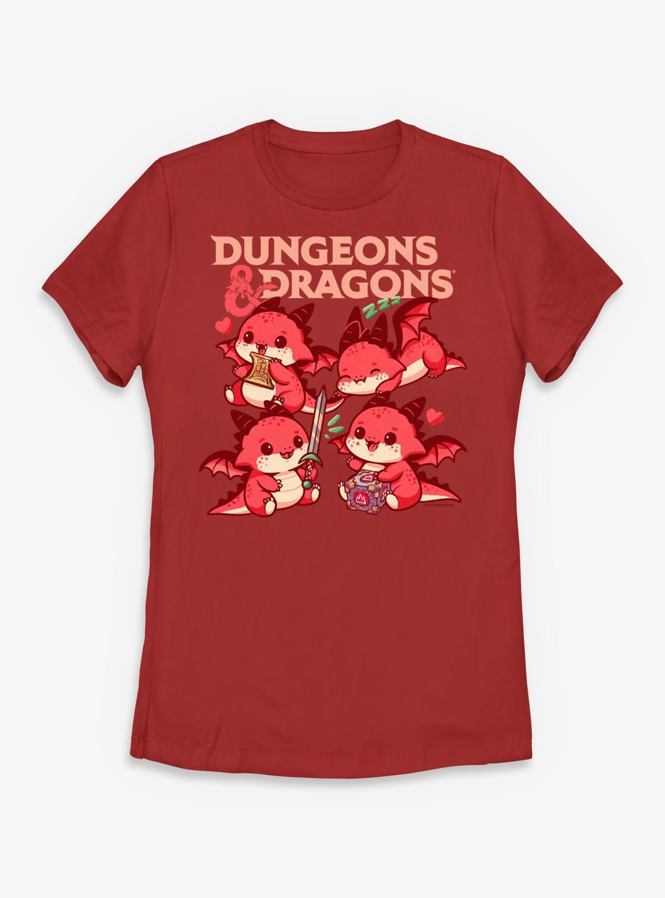 Dungeons & Dragons Dragon Cutes Womens T-Shirt, , hi-res