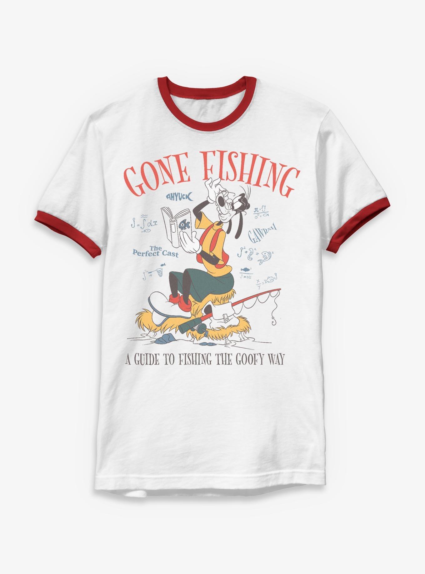 Disney Goofy  Gone Fishing Ringer T-Shirt, , hi-res