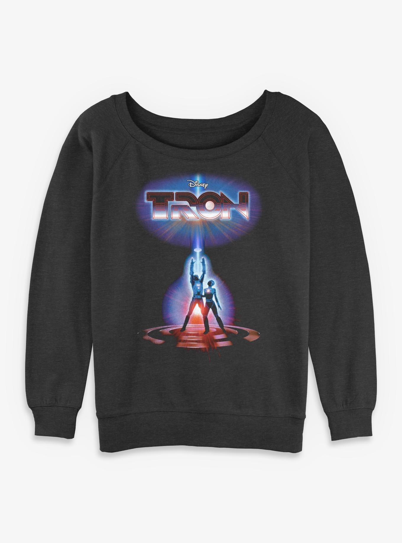 Tron Vintage Classic Womens Slouchy Sweatshirt, , hi-res