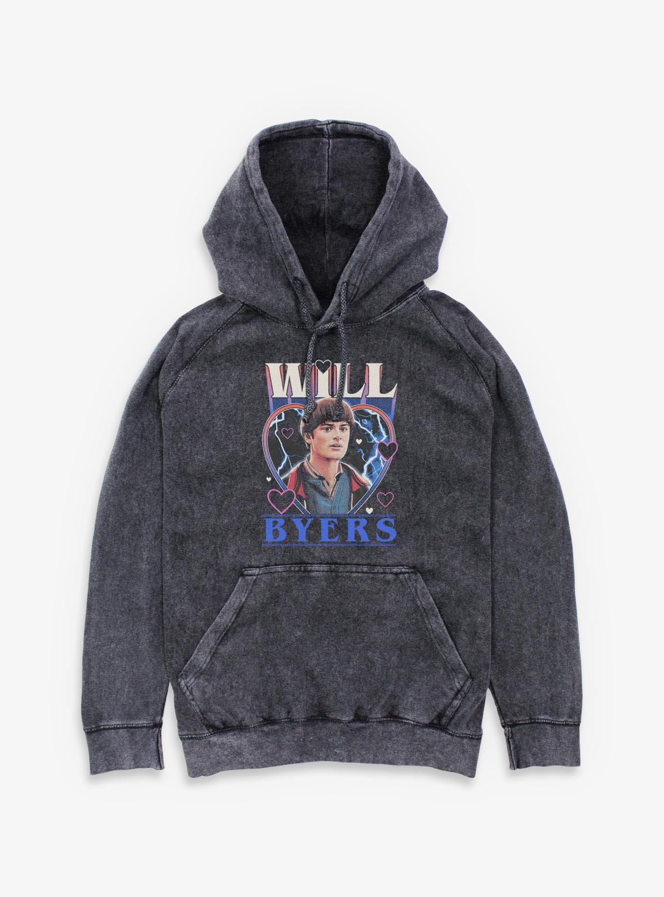 Stranger Things Willy Foreally Mineral Wash Hoodie, , hi-res