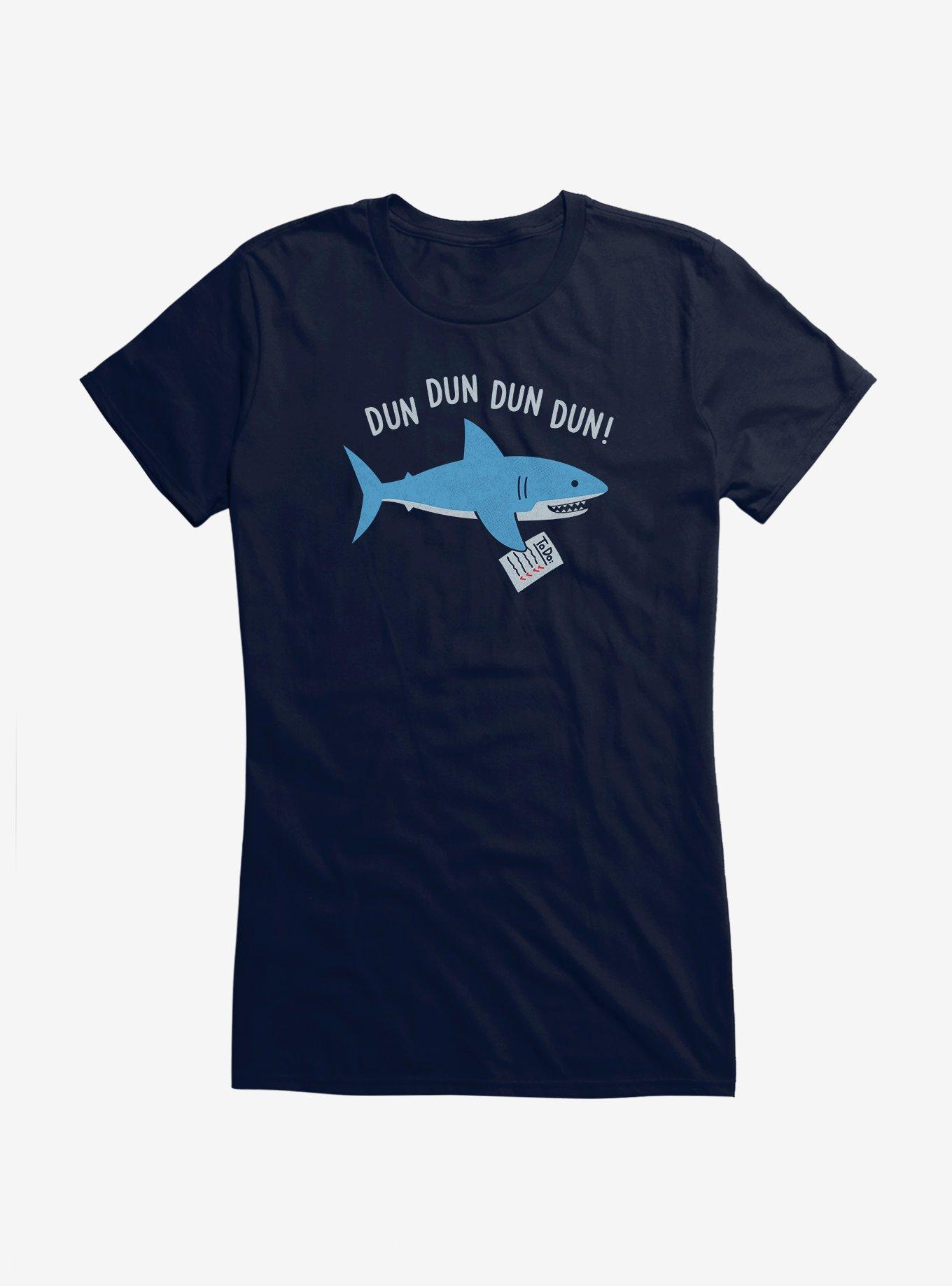 Dun Dun Shark Girls T-Shirt, , hi-res view 1