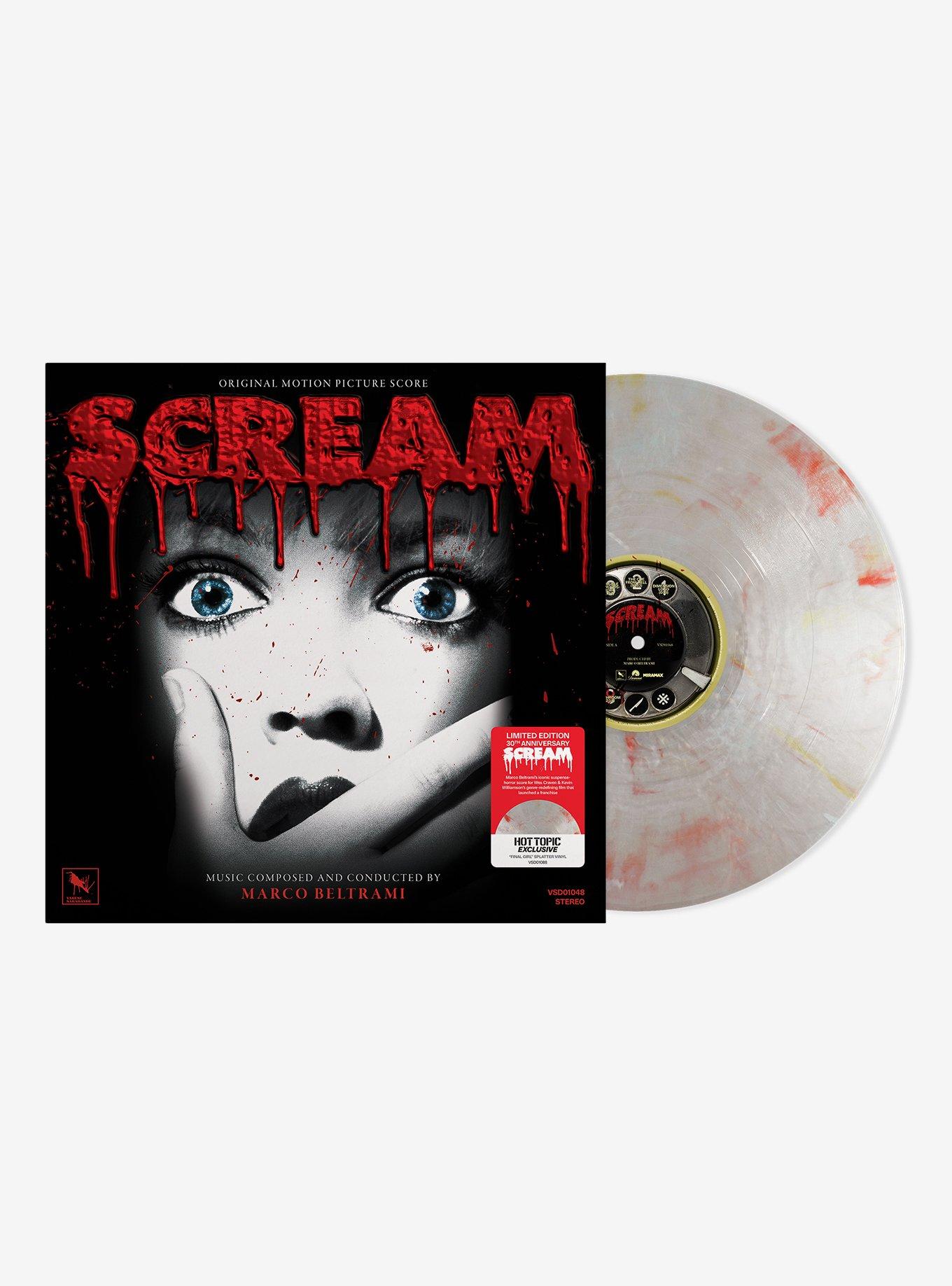 Scream 30th Anniversary Original Score (Final Girl Splatter) Vinyl LP Hot Topic Exclusive, , hi-res