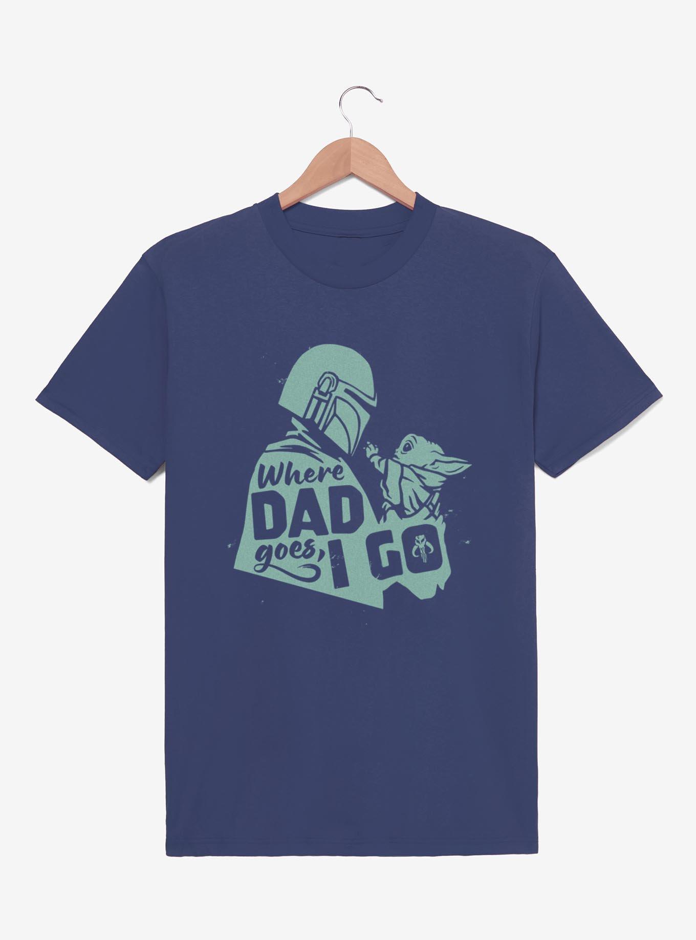 Star Wars The Mandalorian Where Dad Goes I Go T-Shirt, , hi-res