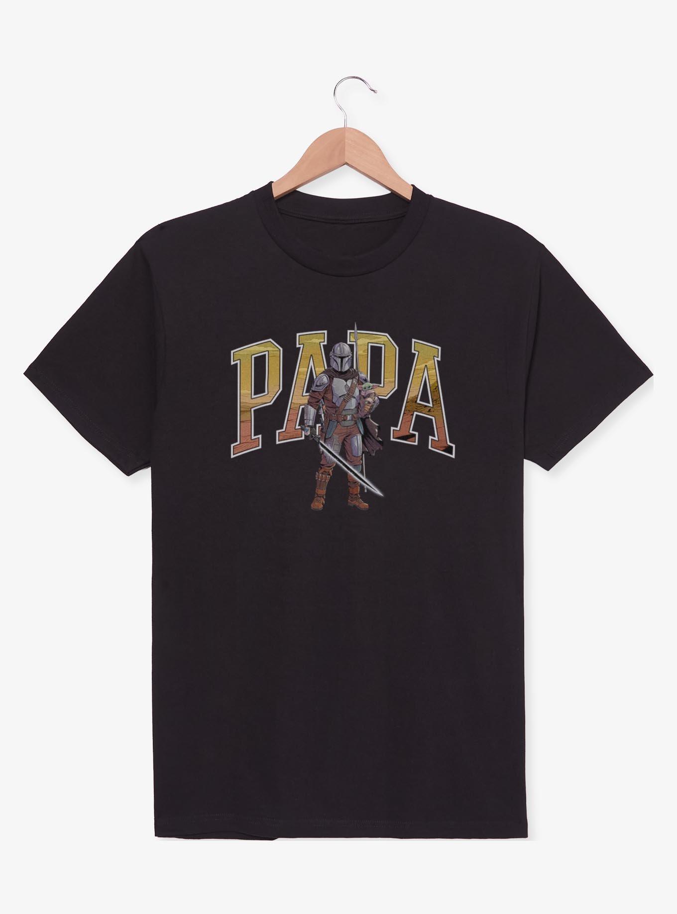 Star Wars The Mandalorian Papa Mando Collegiate T-Shirt, , hi-res