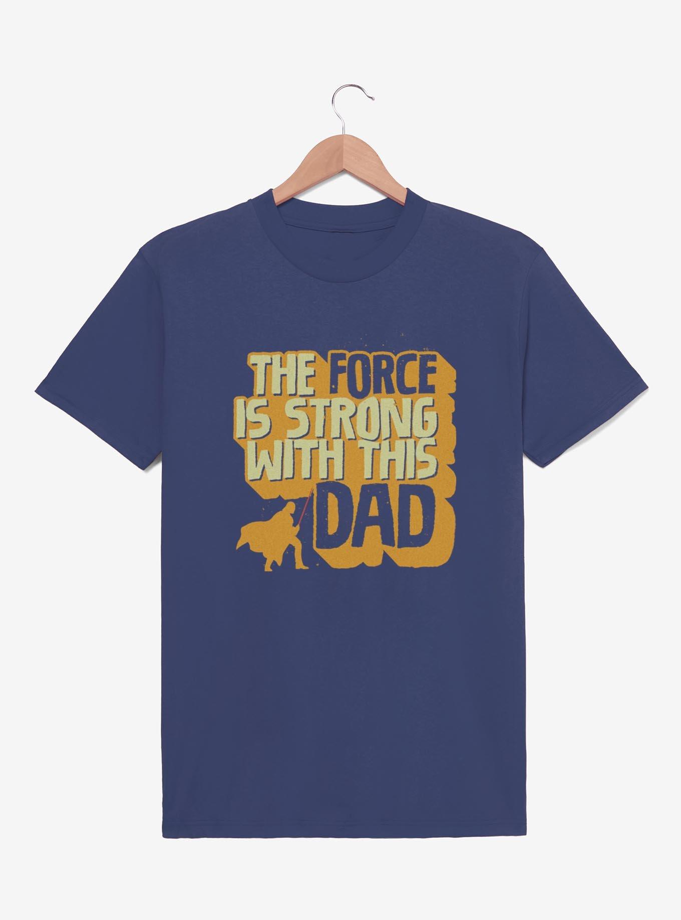 Star Wars Vader The Force Is Strong Dad T-Shirt, , hi-res