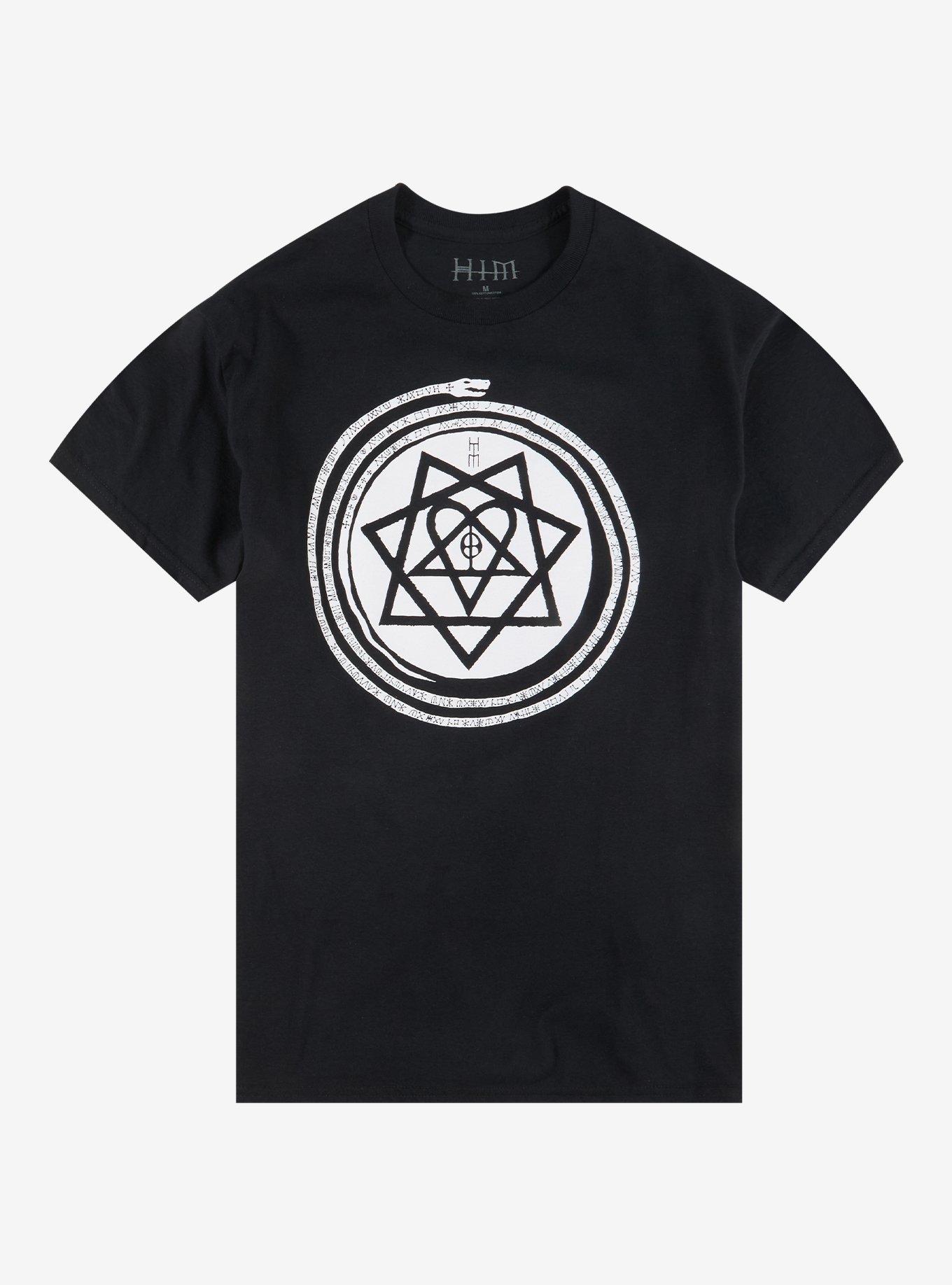 HIM Heartagram Snake T-Shirt, , hi-res