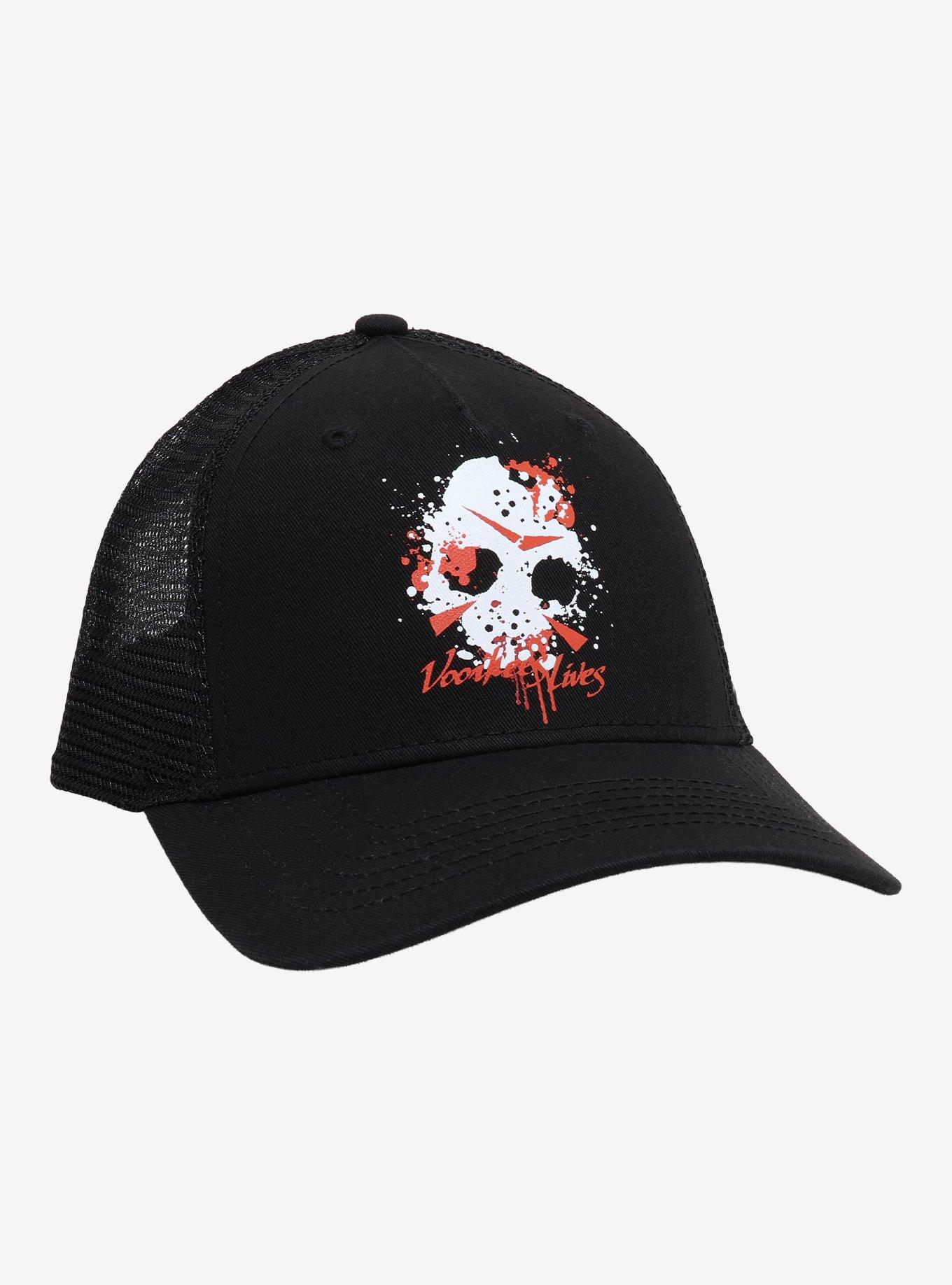 Friday The 13th Jason Mask Trucker Hat, , hi-res