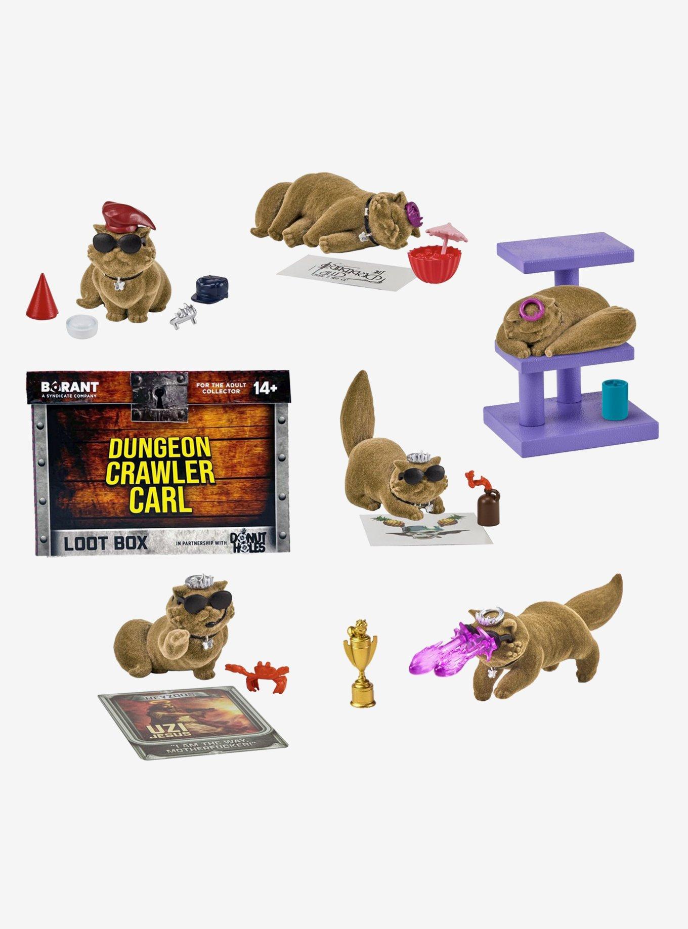 1:8 Carl & Princess Donut ダンジョンクローラー カール Dungeon Crawler Carl Princess Donut Blind Box Loot Box | BoxLunch