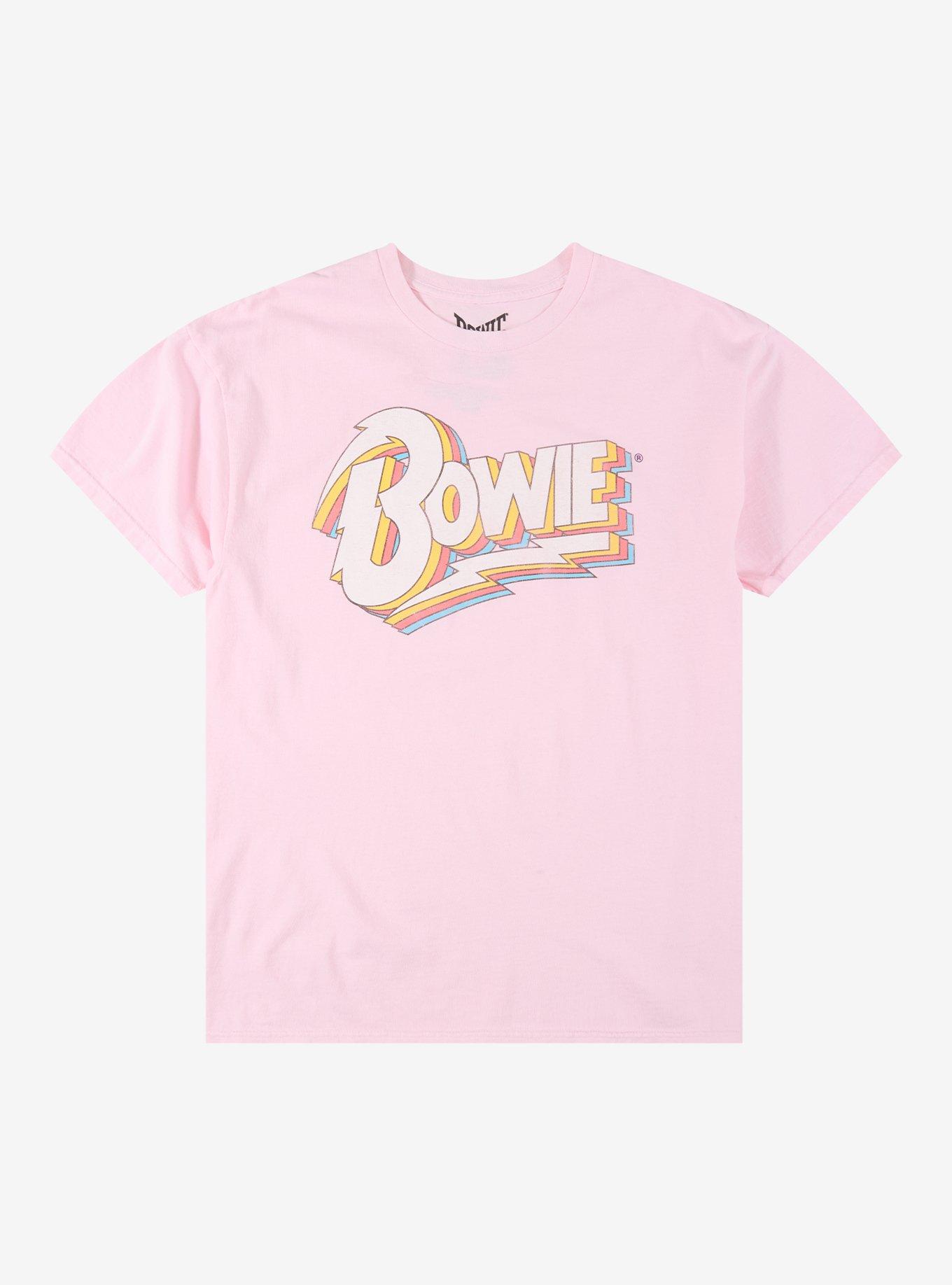 David Bowie Pink Logo T-Shirt | Hot Topic