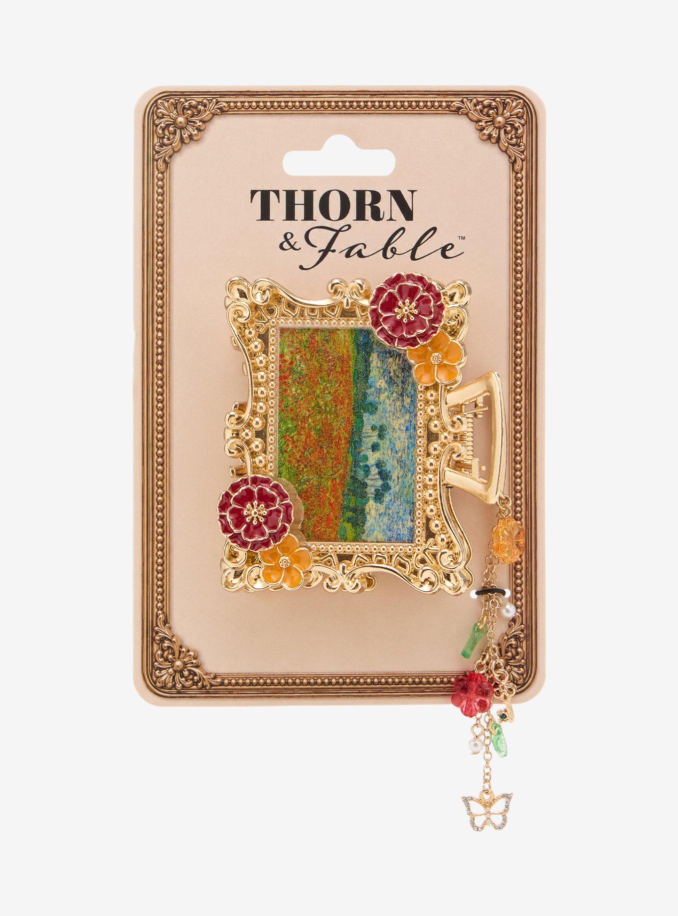 Thorn & Fable Van Gogh Flower Claw Hair Clip
